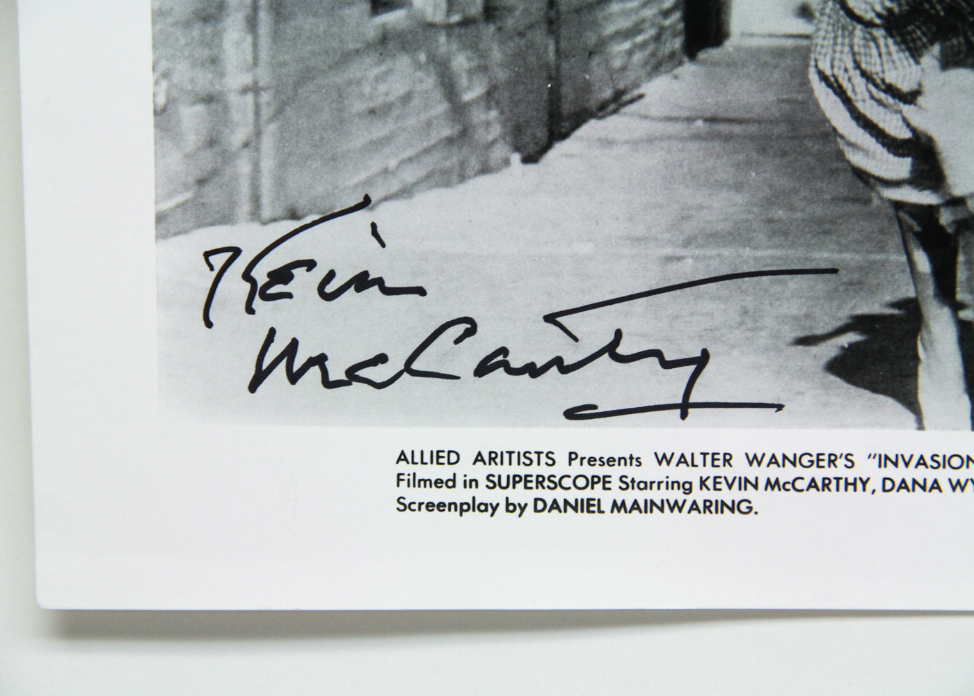 Kevin McCarthy, Dana Wynter Signed "Invasion of the Body Snatchers" Lobby Card