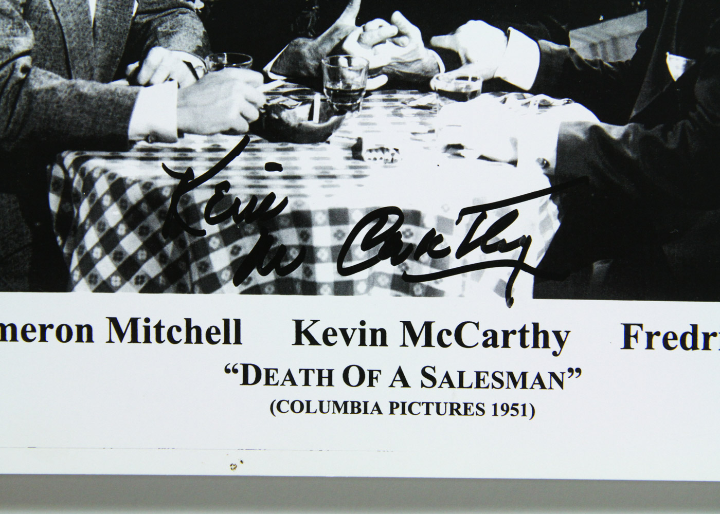 "Death of a Salesman" Production Still Signed by Kevin McCarthy
