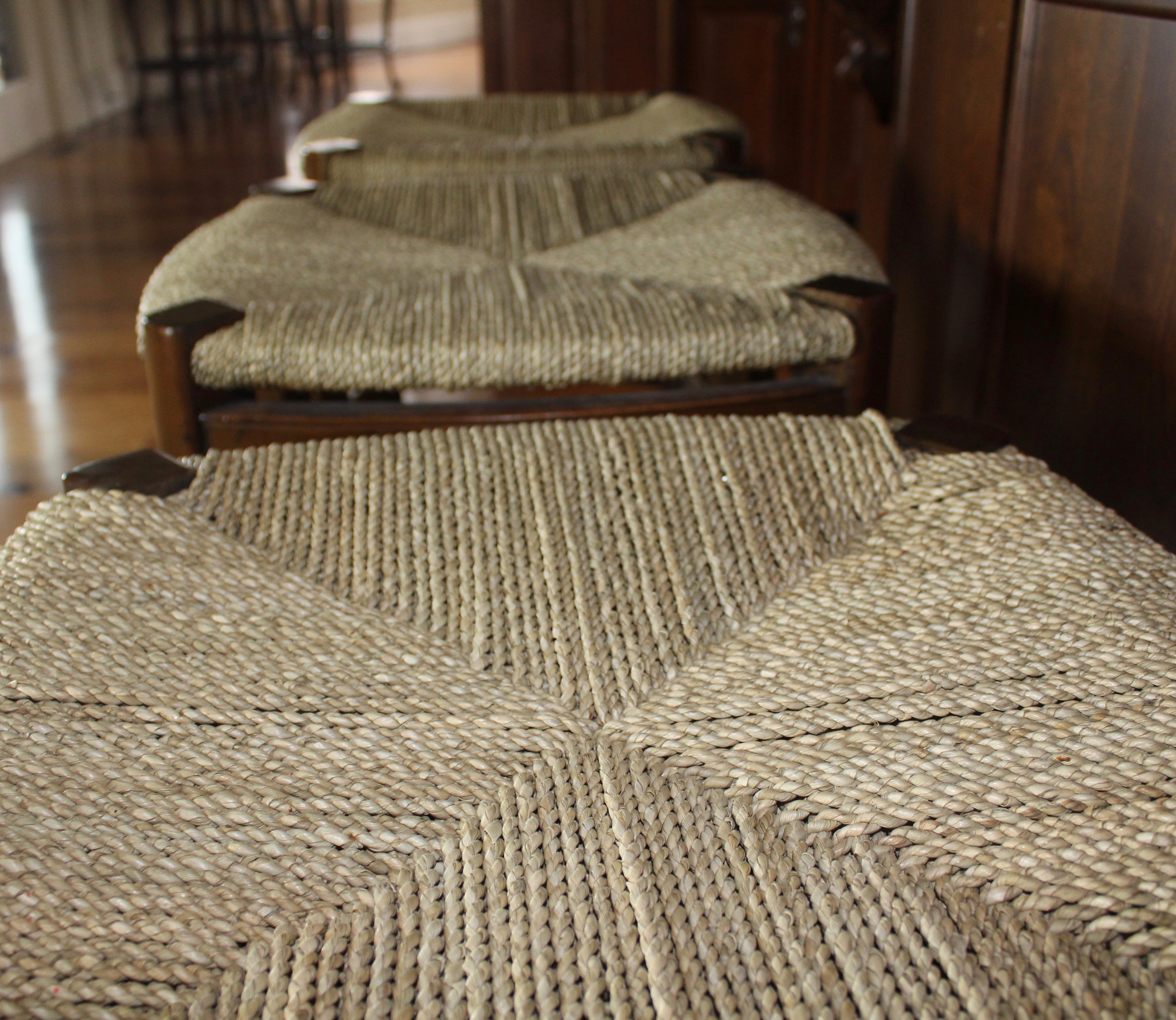 French Provincial-Style Counter-Height Stools by Marie Albert French Country
