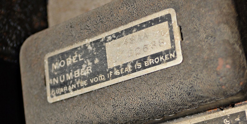 1929 American Bosch Console Radio With Saginaw Furniture Cabinet