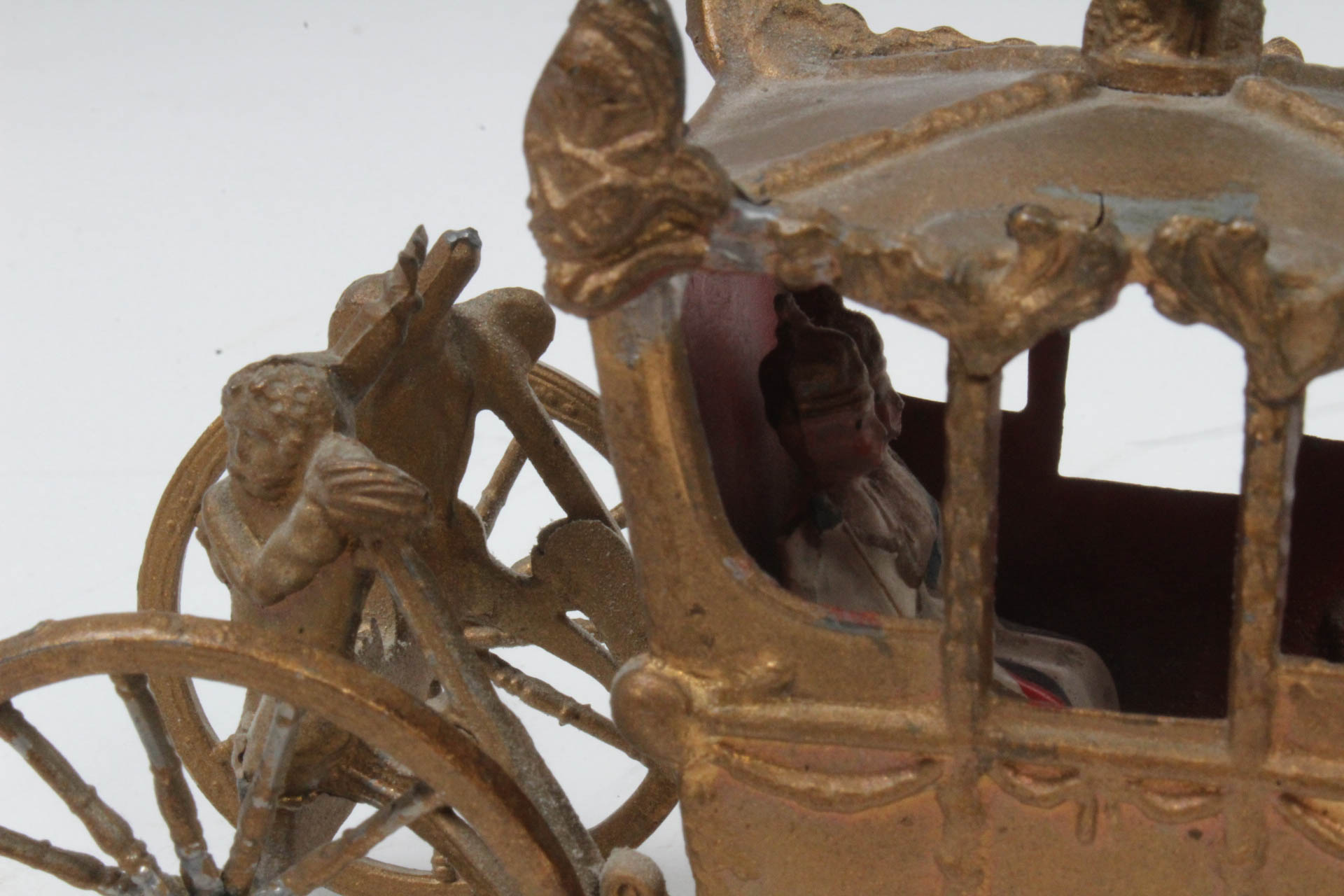 Vintage Toy Queen's Coronation Carriage with Horses