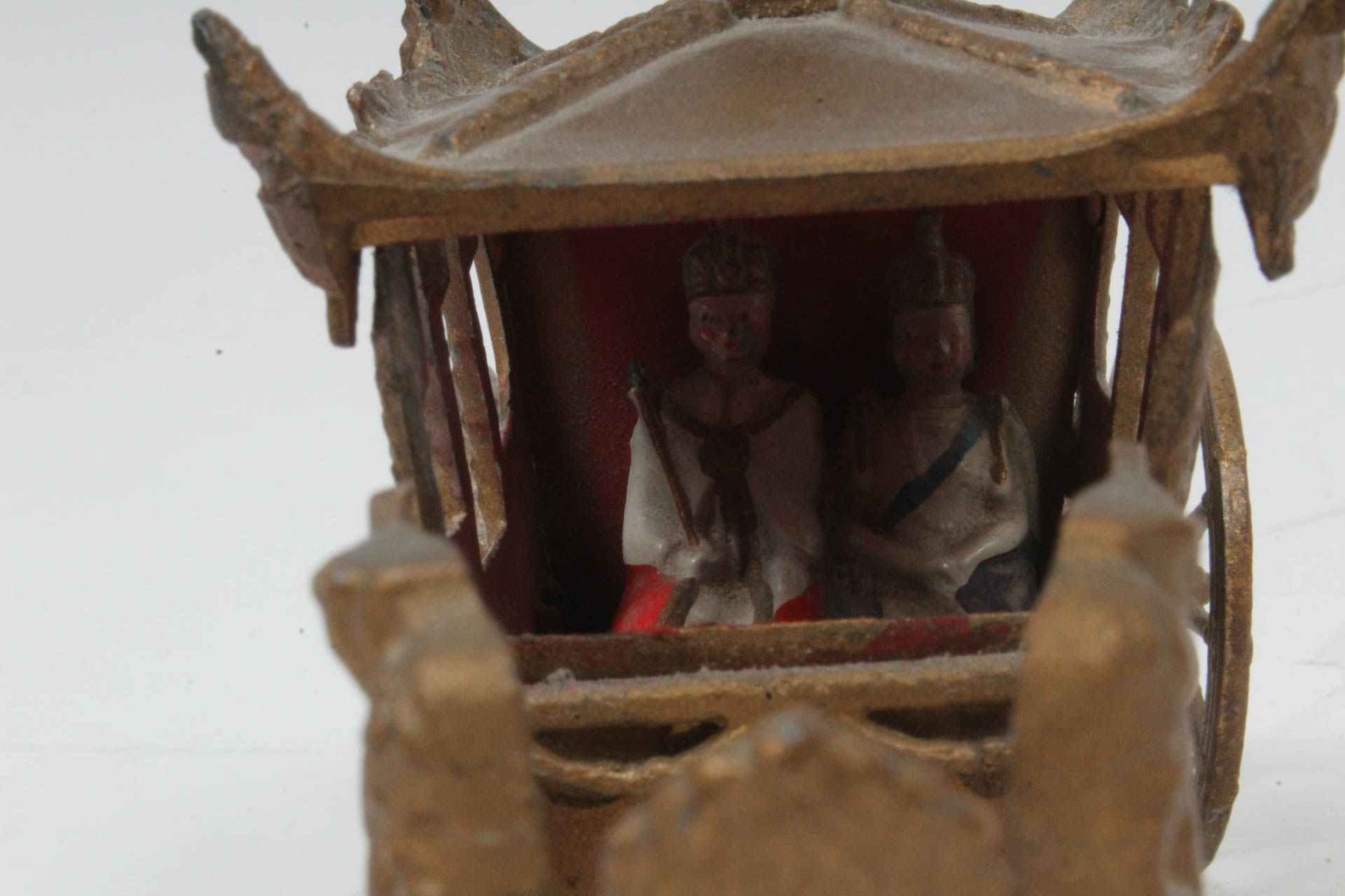 Vintage Toy Queen's Coronation Carriage with Horses