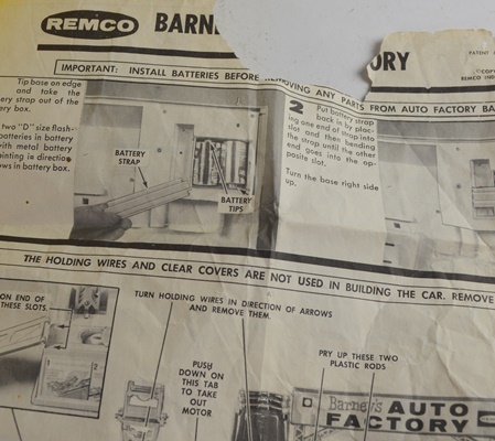 Vintage REMCO "Barney's Auto Factory" Toy