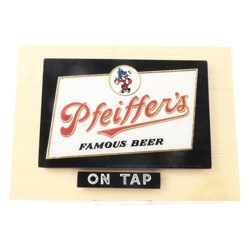 Pfeiffer's Famous Beer Sign