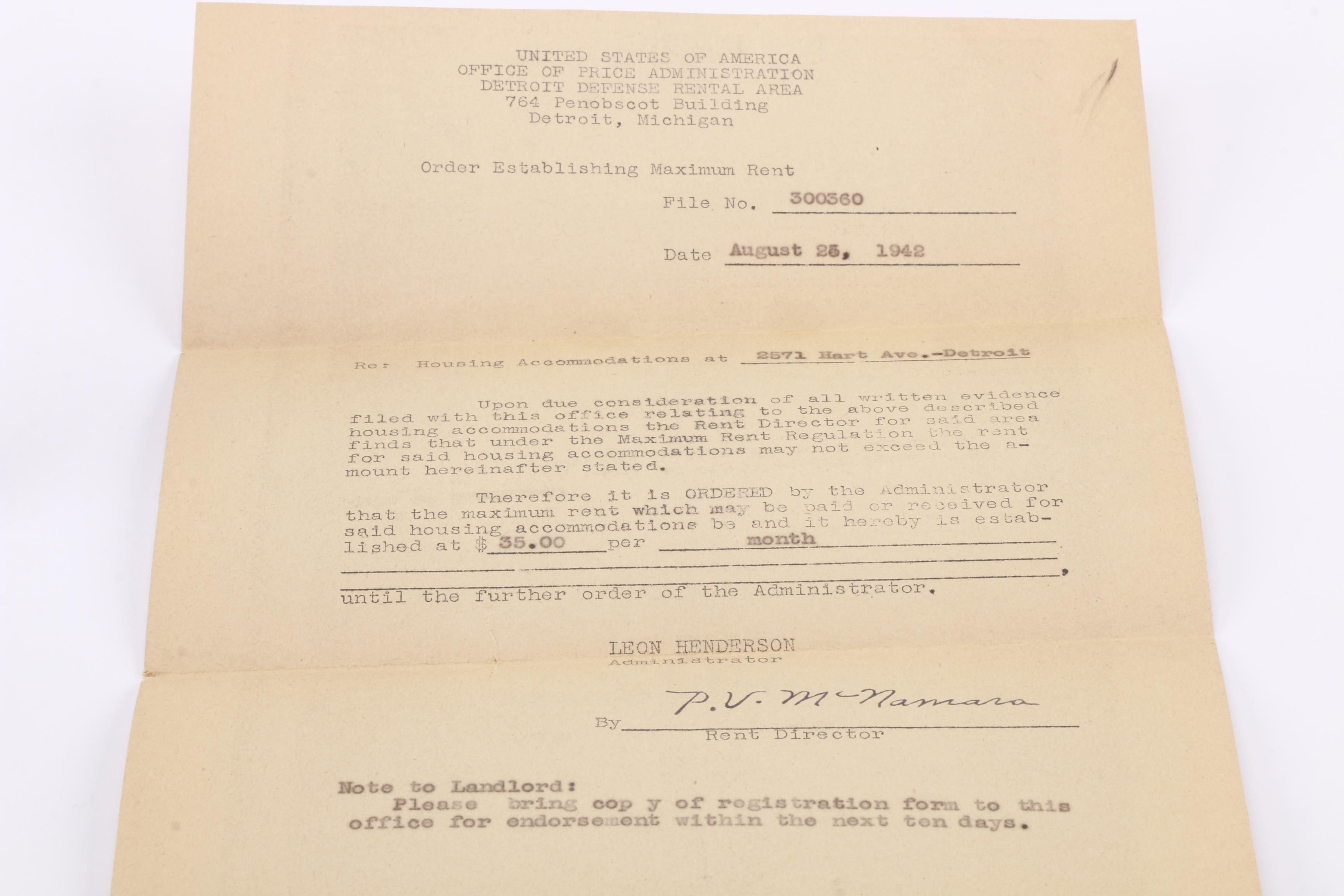 World War II Era Paper and Ephemera Assortment