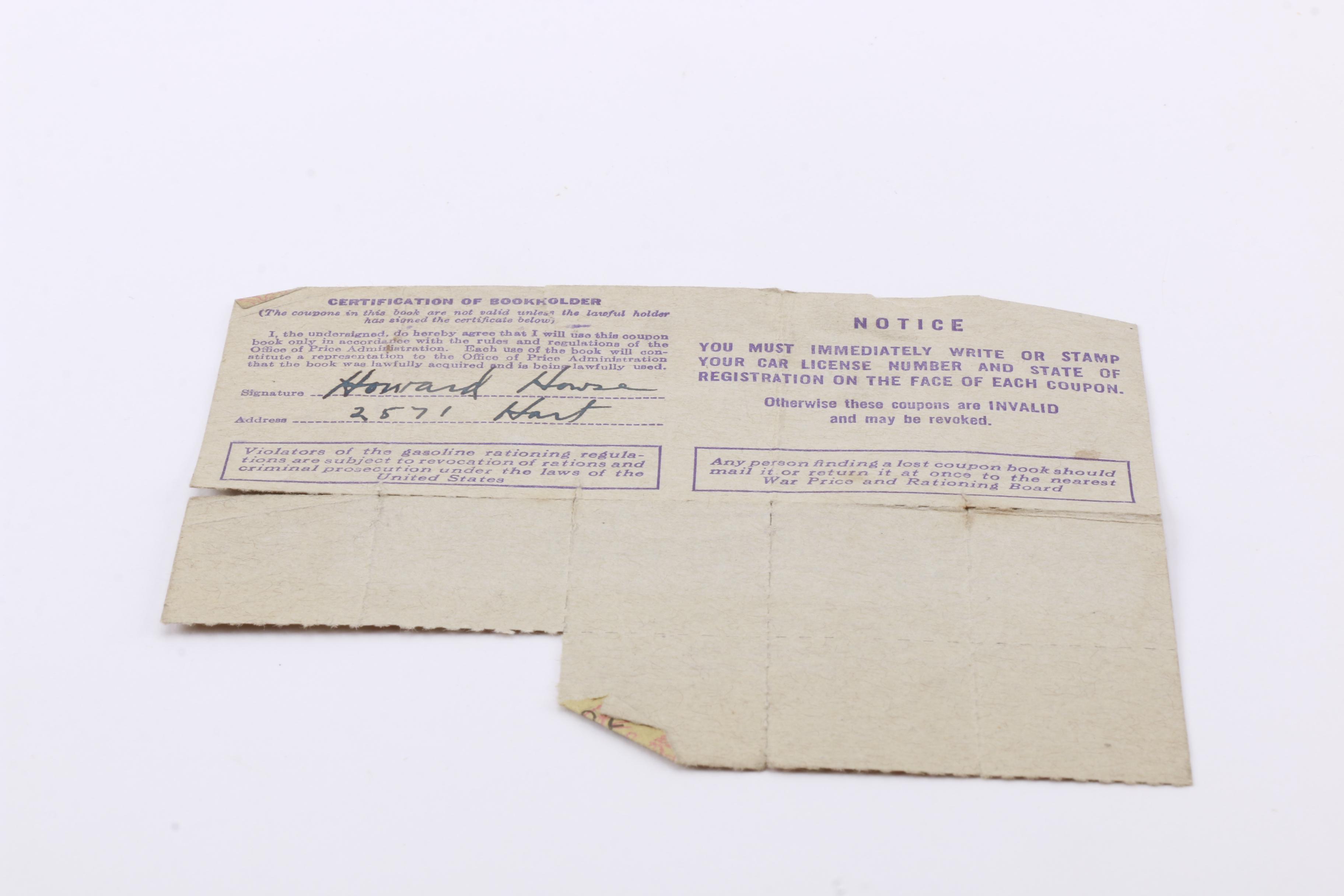 World War II Era Paper and Ephemera Assortment