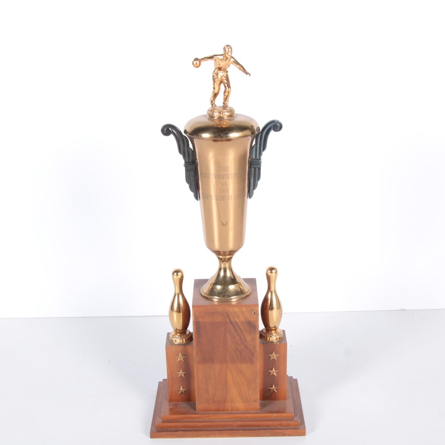 Vintage Bowling Trophy