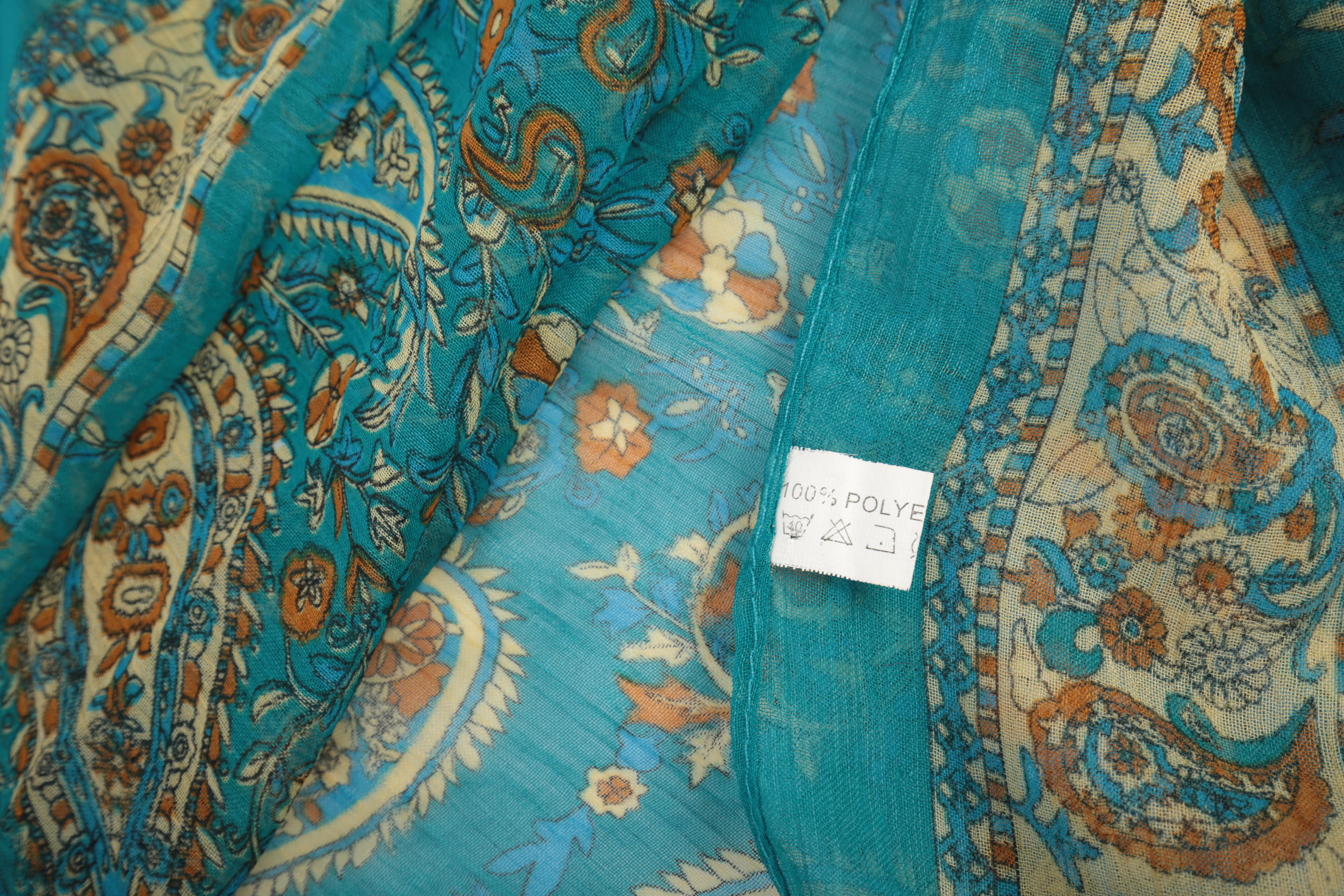 Scarves and Gold-Tone Slides Featuring Ralph Lauren