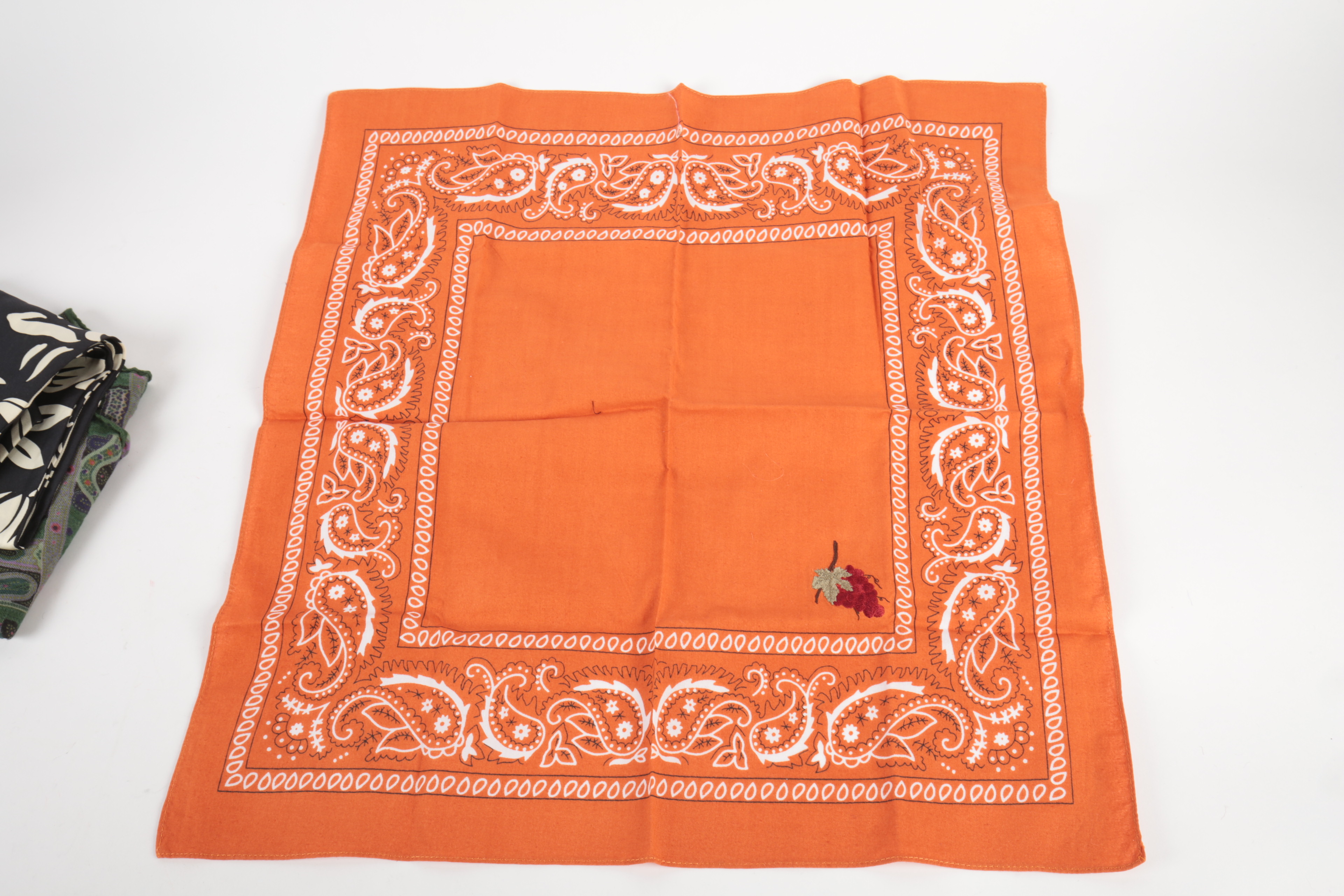 Scarves and Gold-Tone Slides Featuring Ralph Lauren