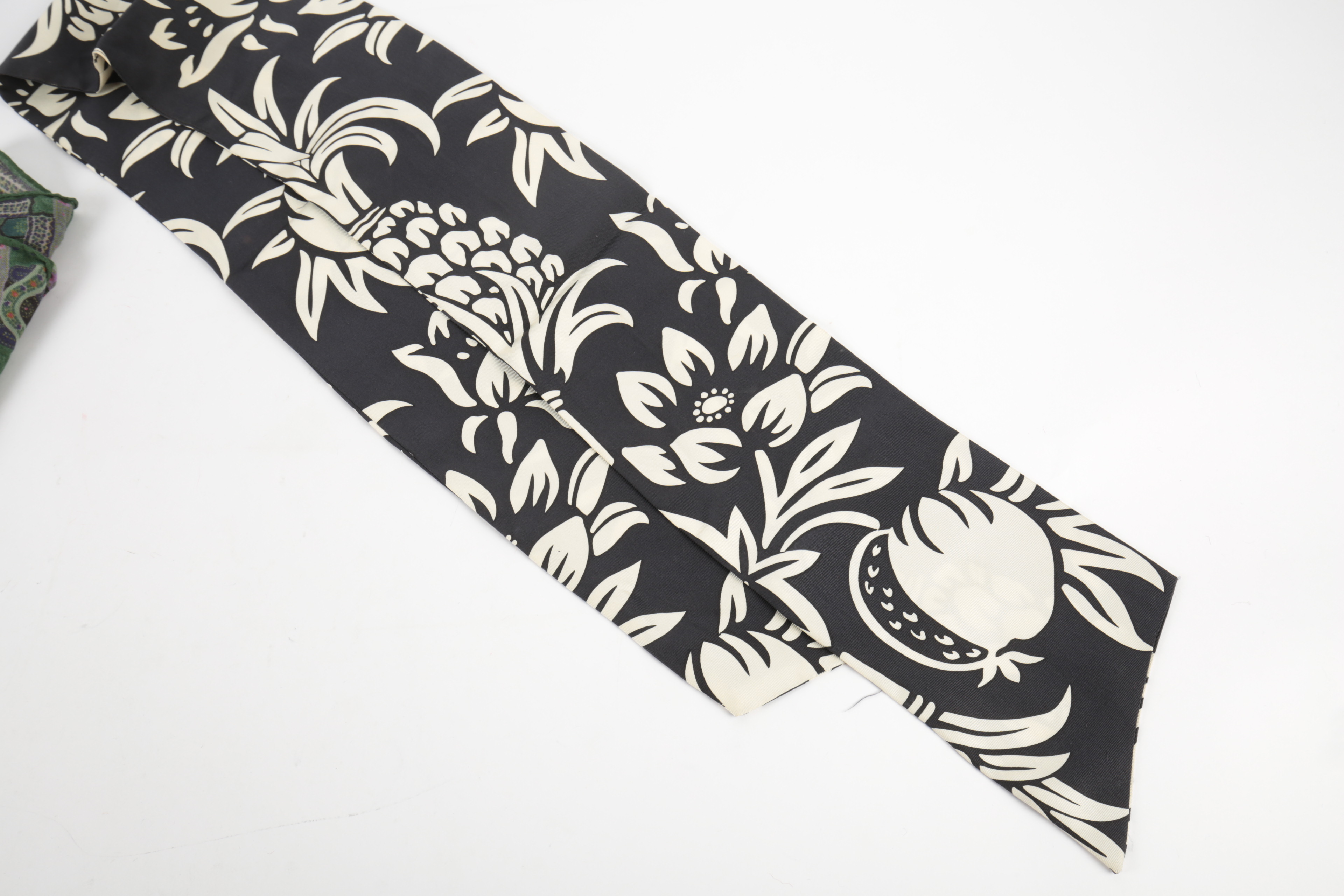 Scarves and Gold-Tone Slides Featuring Ralph Lauren