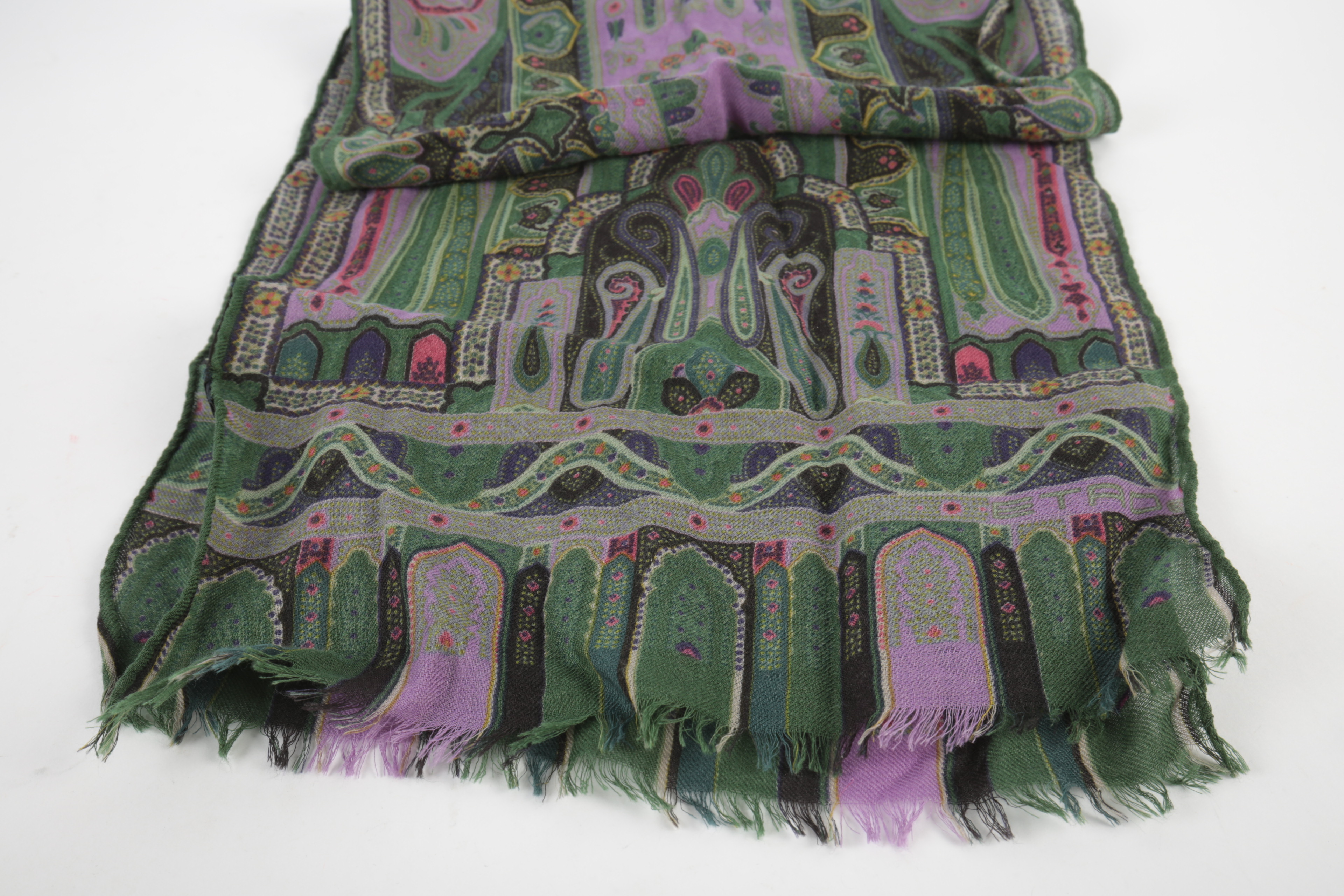 Scarves and Gold-Tone Slides Featuring Ralph Lauren