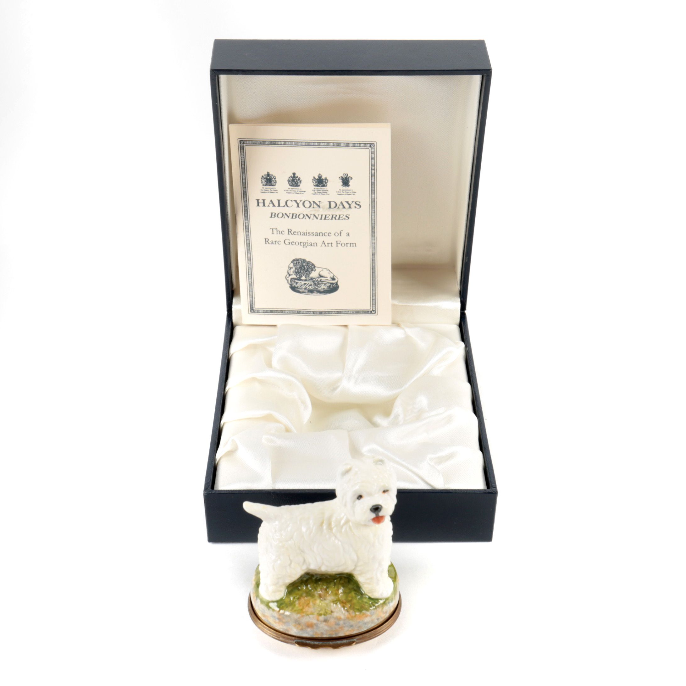 Halcyon Days Trinket Box "West Highland White Terrier"