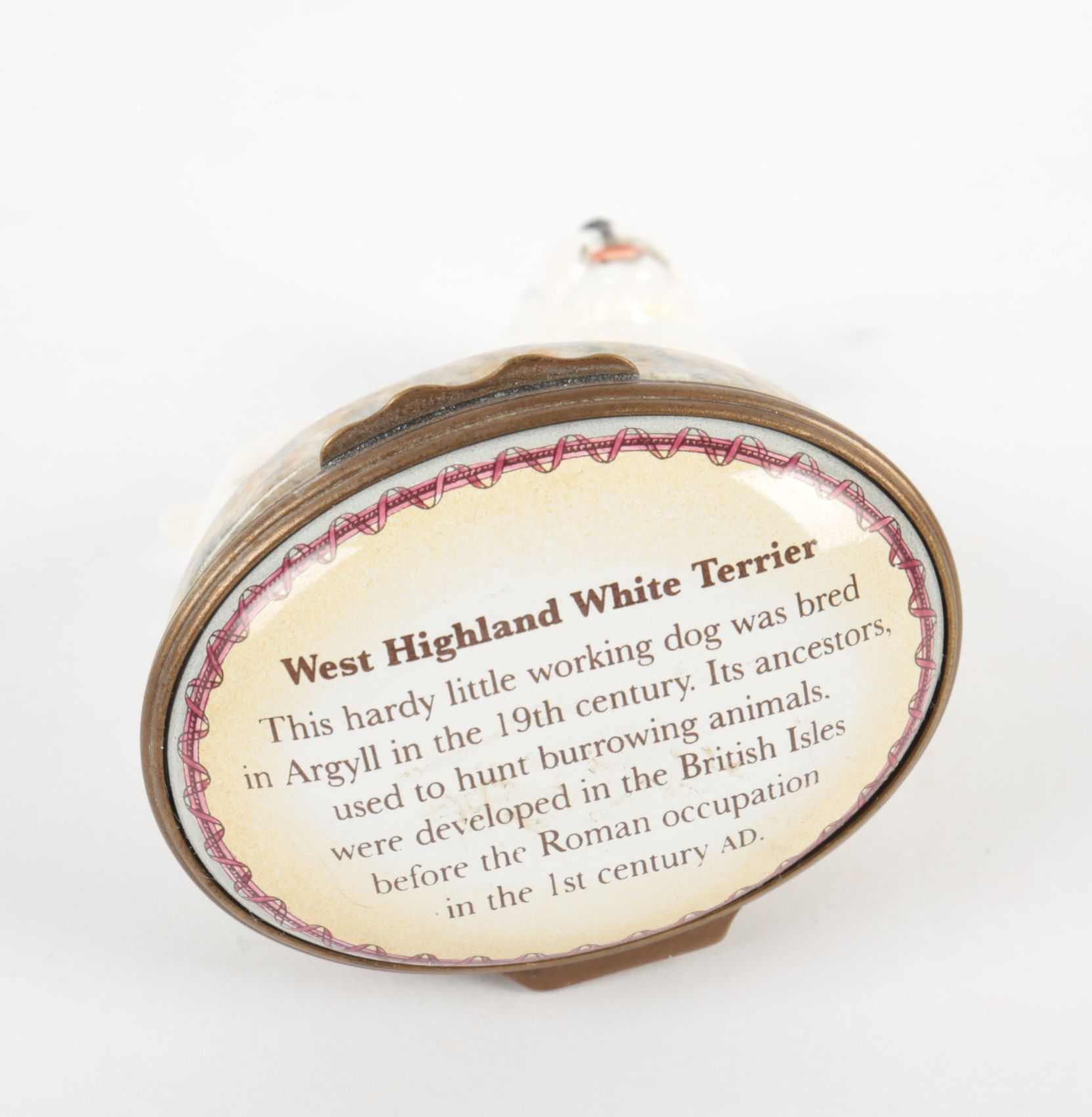 Halcyon Days Trinket Box "West Highland White Terrier"