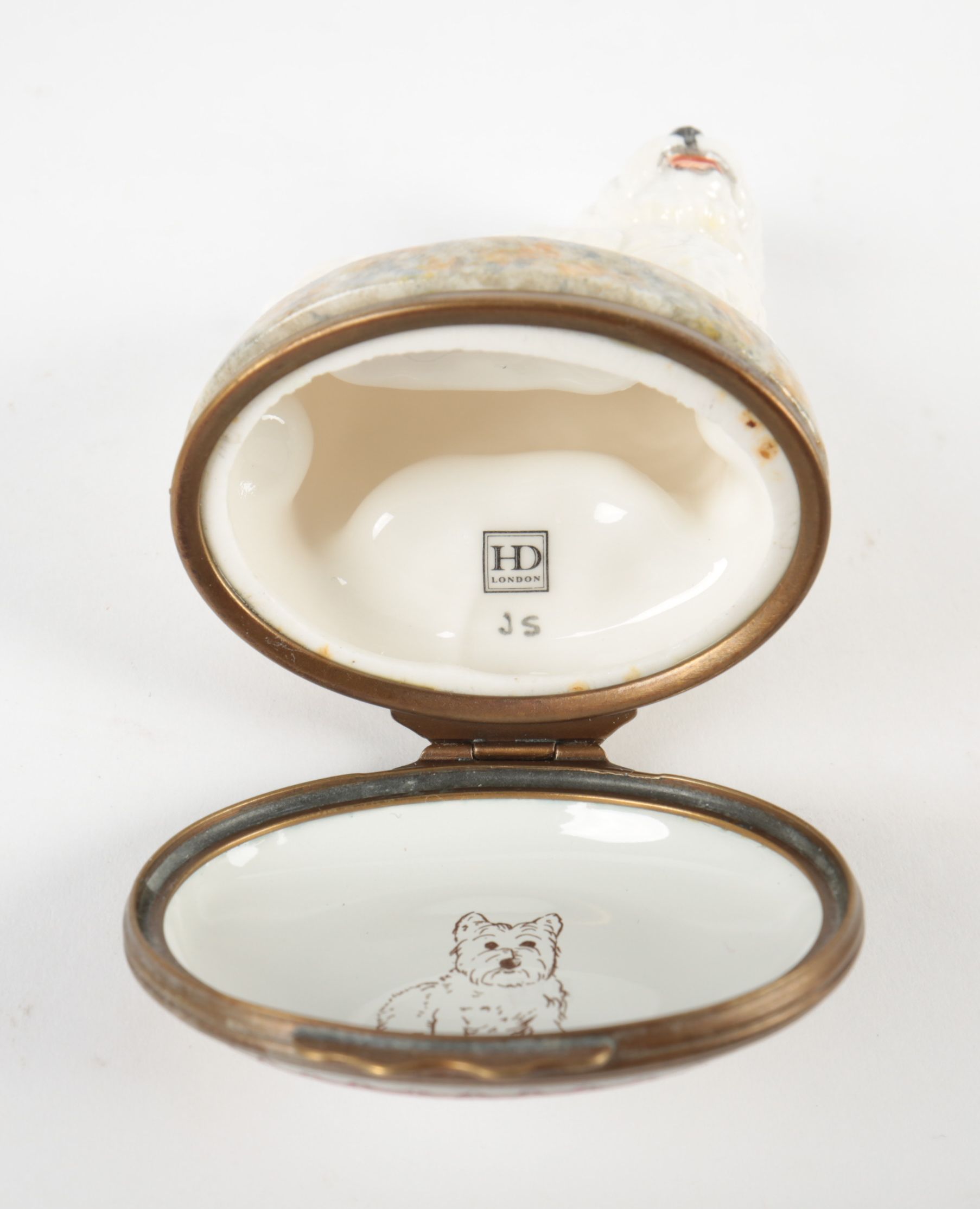 Halcyon Days Trinket Box "West Highland White Terrier"