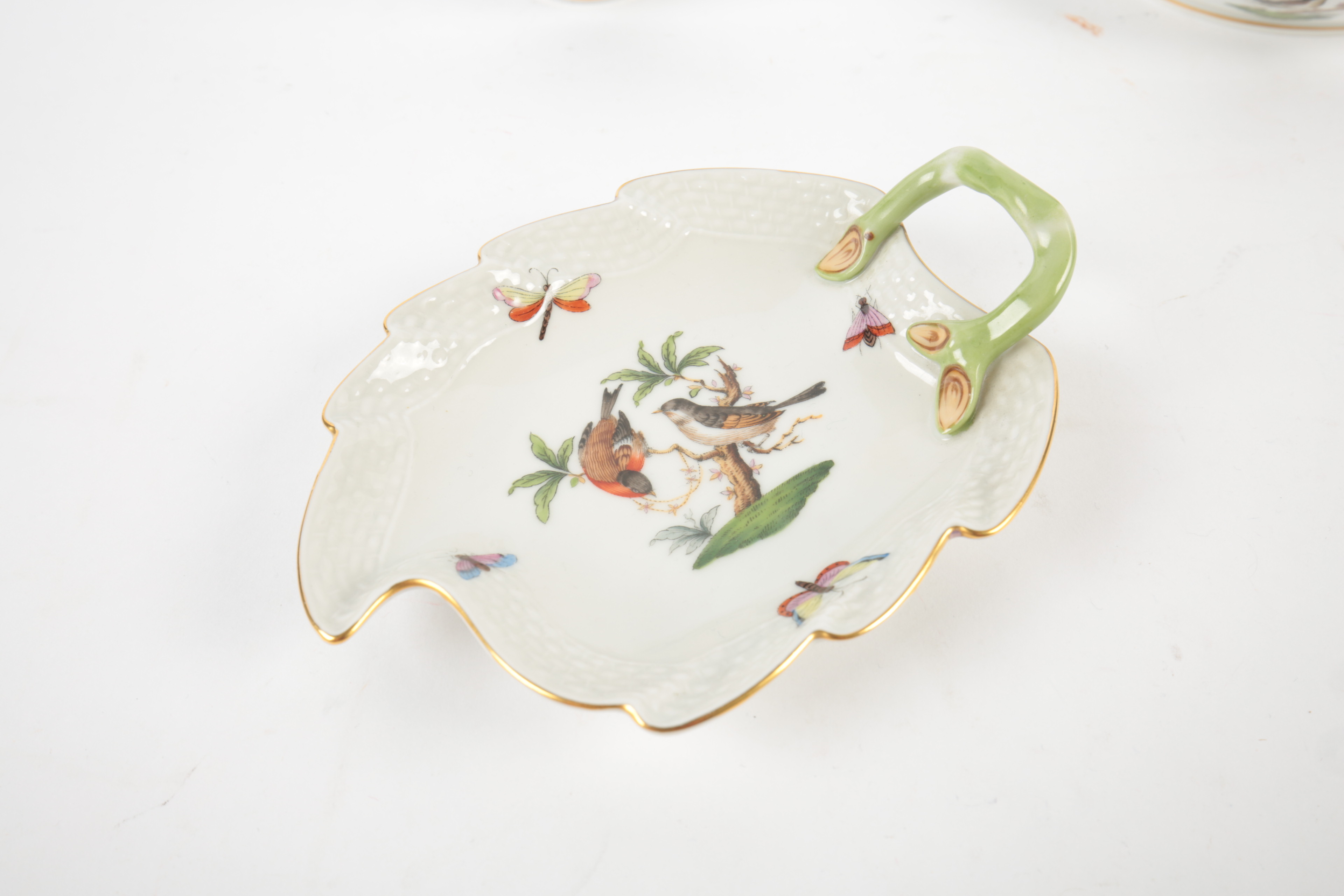 Herend "Rothschild Bird" Porcelain Dishes