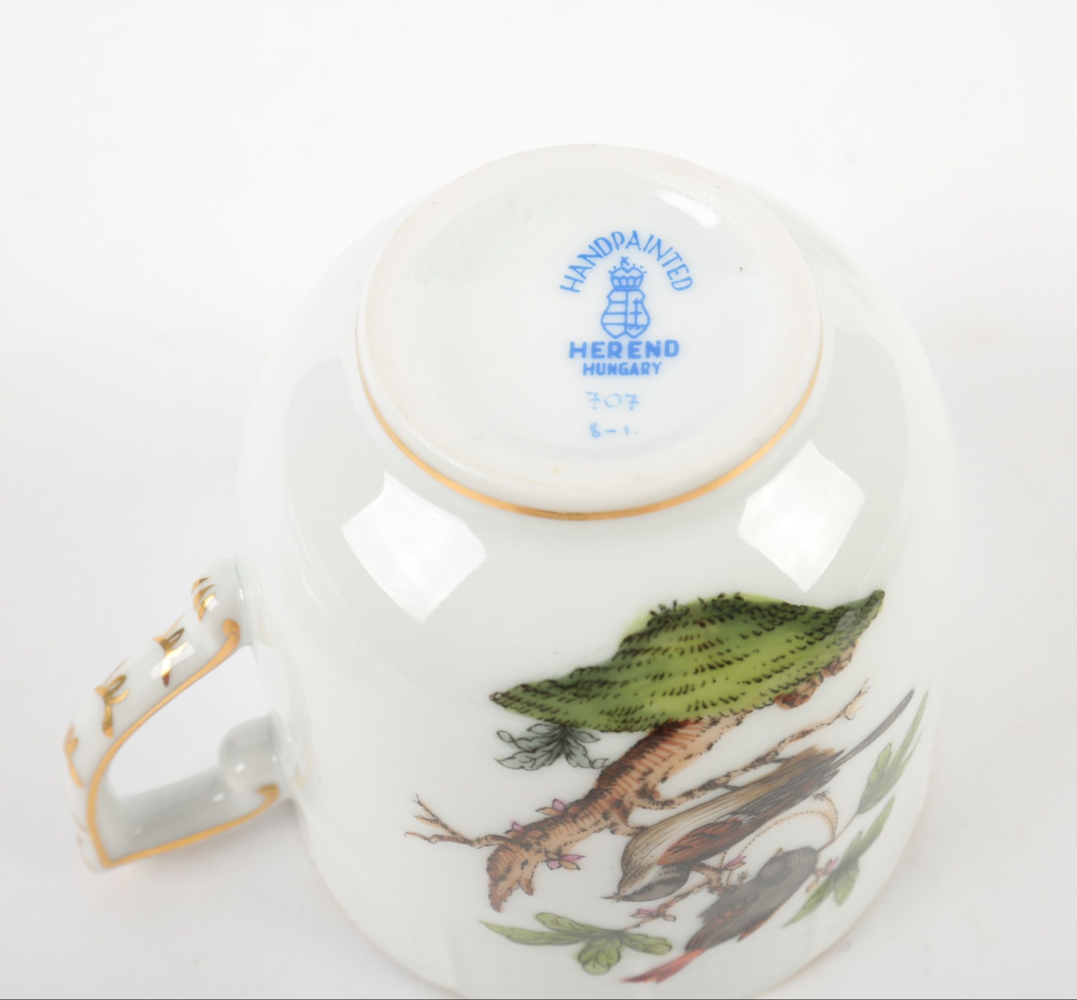 Herend "Rothschild Bird" Porcelain Dishes
