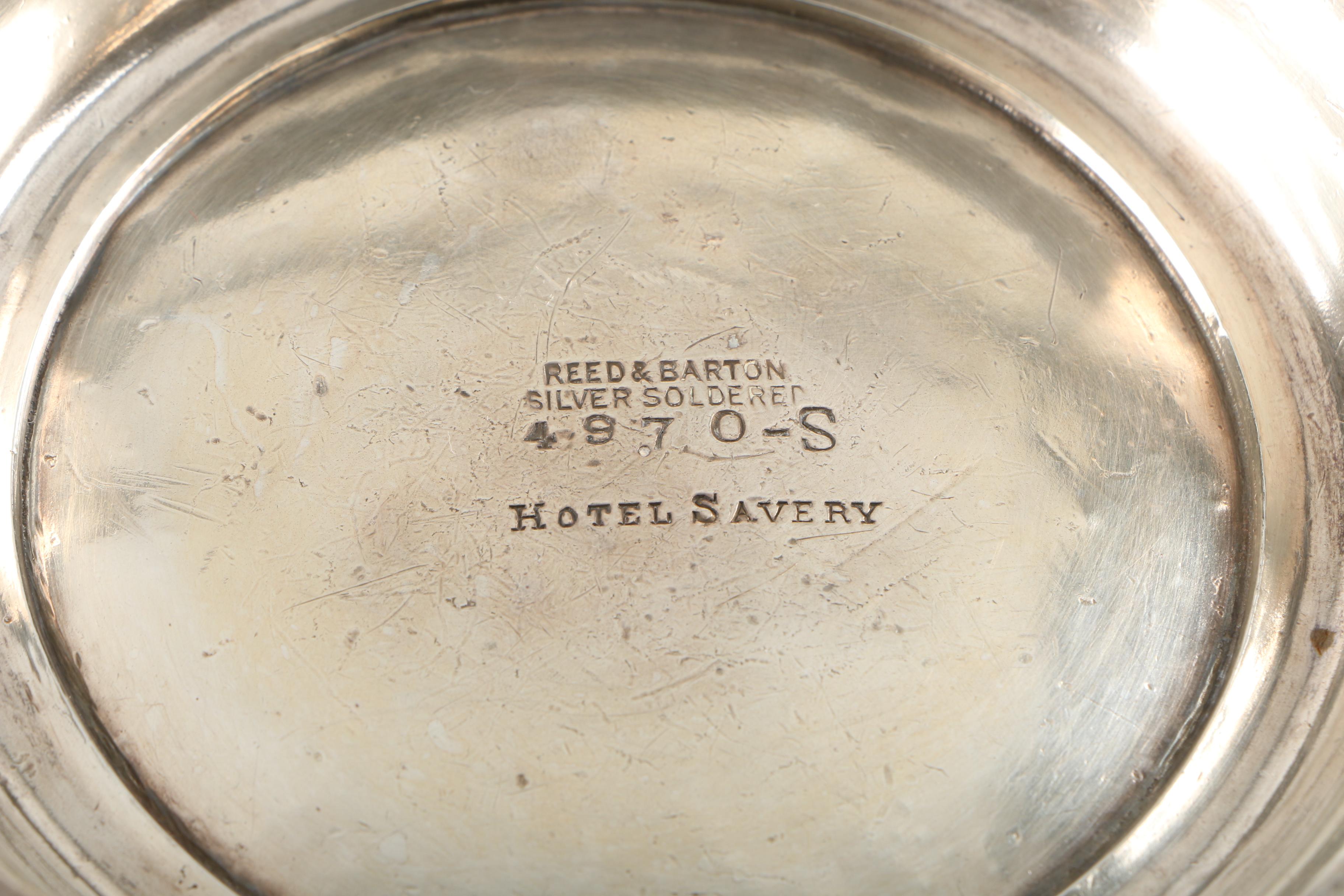 Reed & Barton and Sheffield Silver Plate Servingware