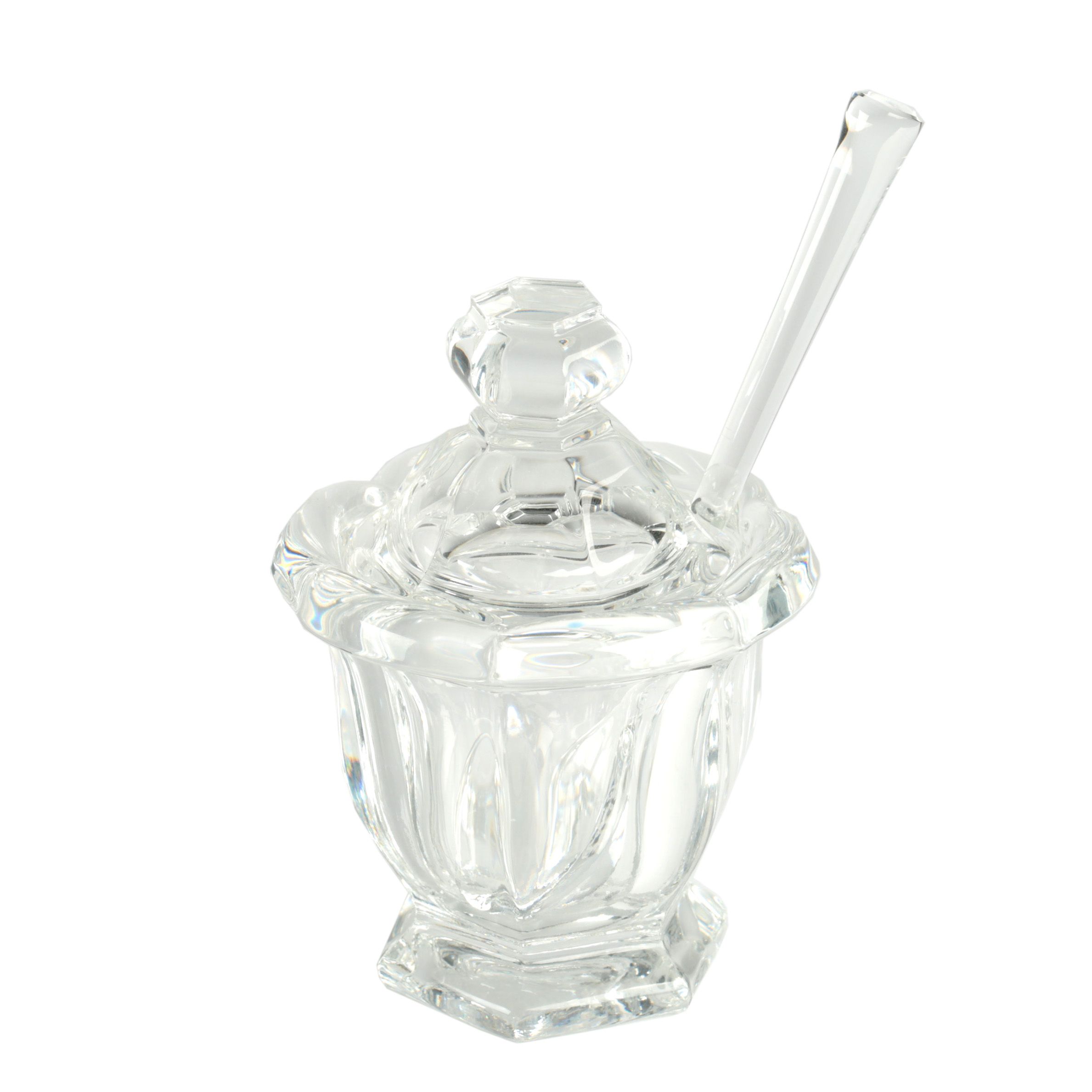 Baccarat "Missouri" Crystal Mustard Jar