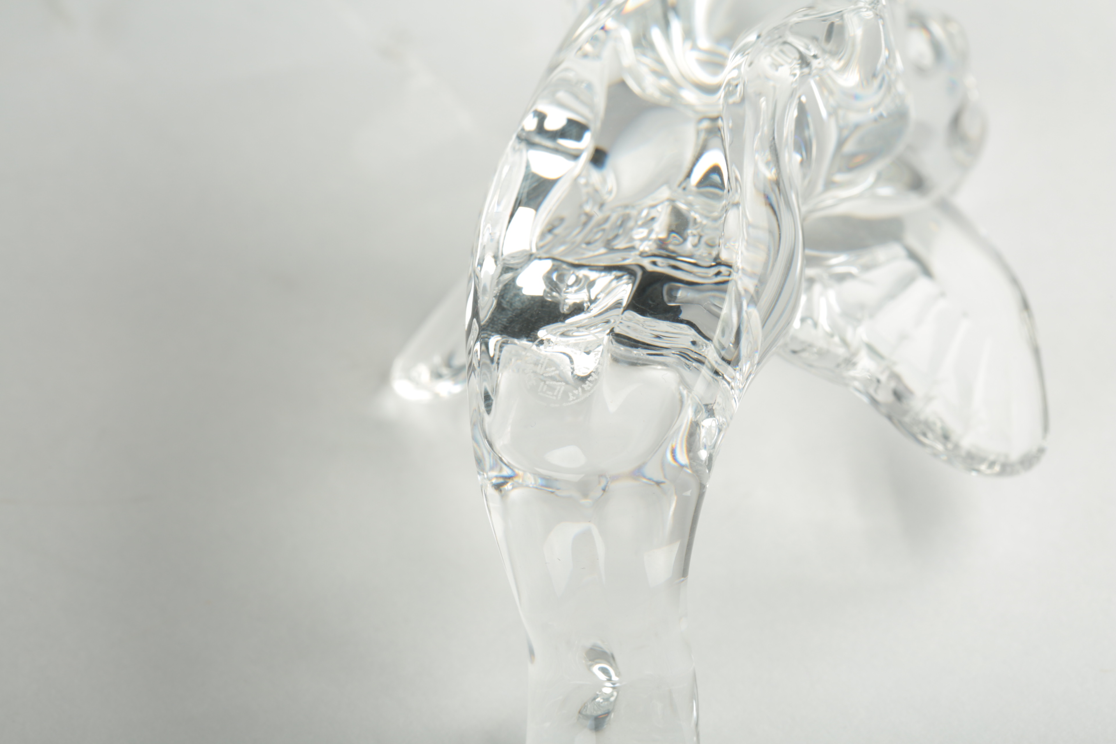 Baccarat Clear Crystal Cherub Figurines