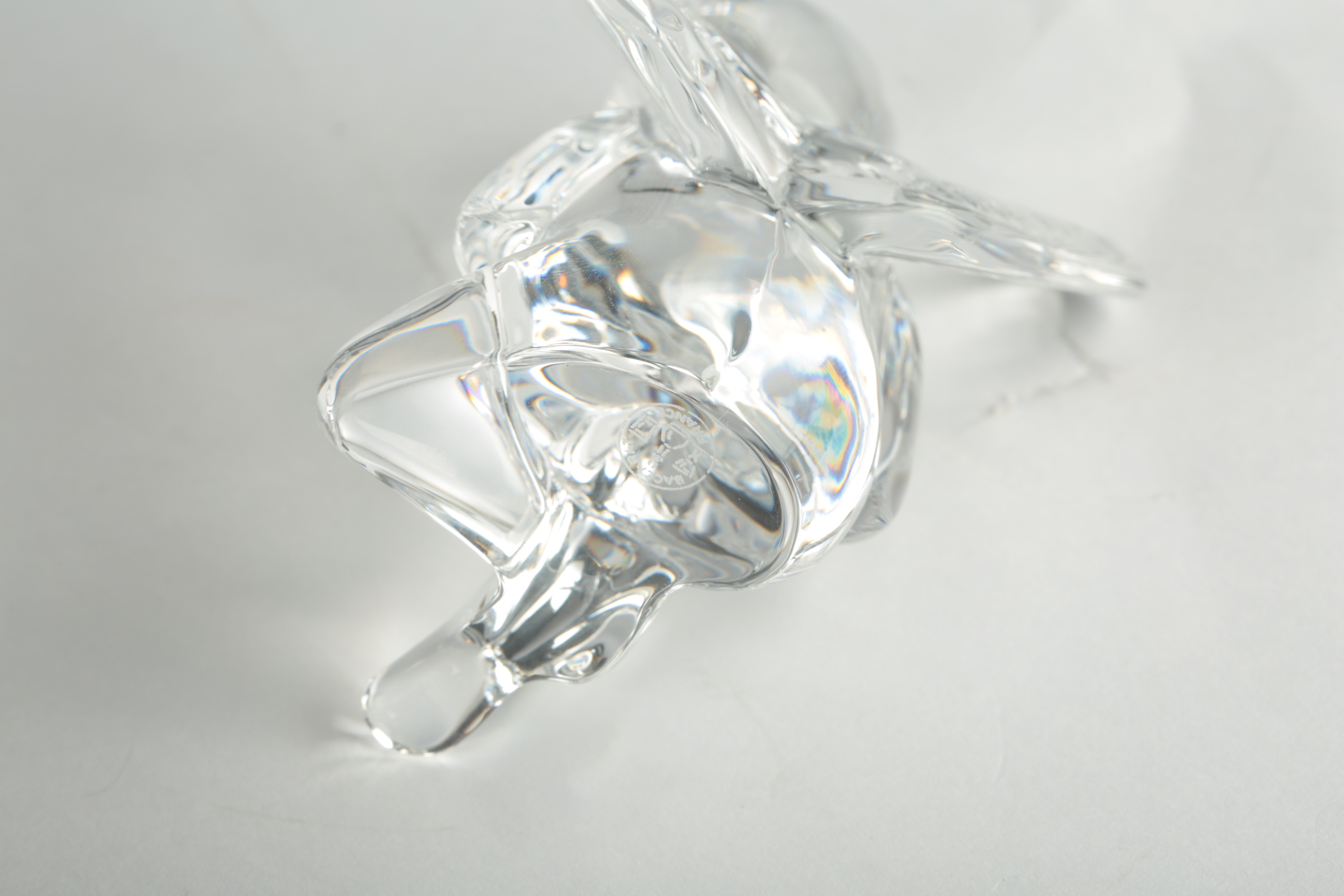 Baccarat Clear Crystal Cherub Figurines