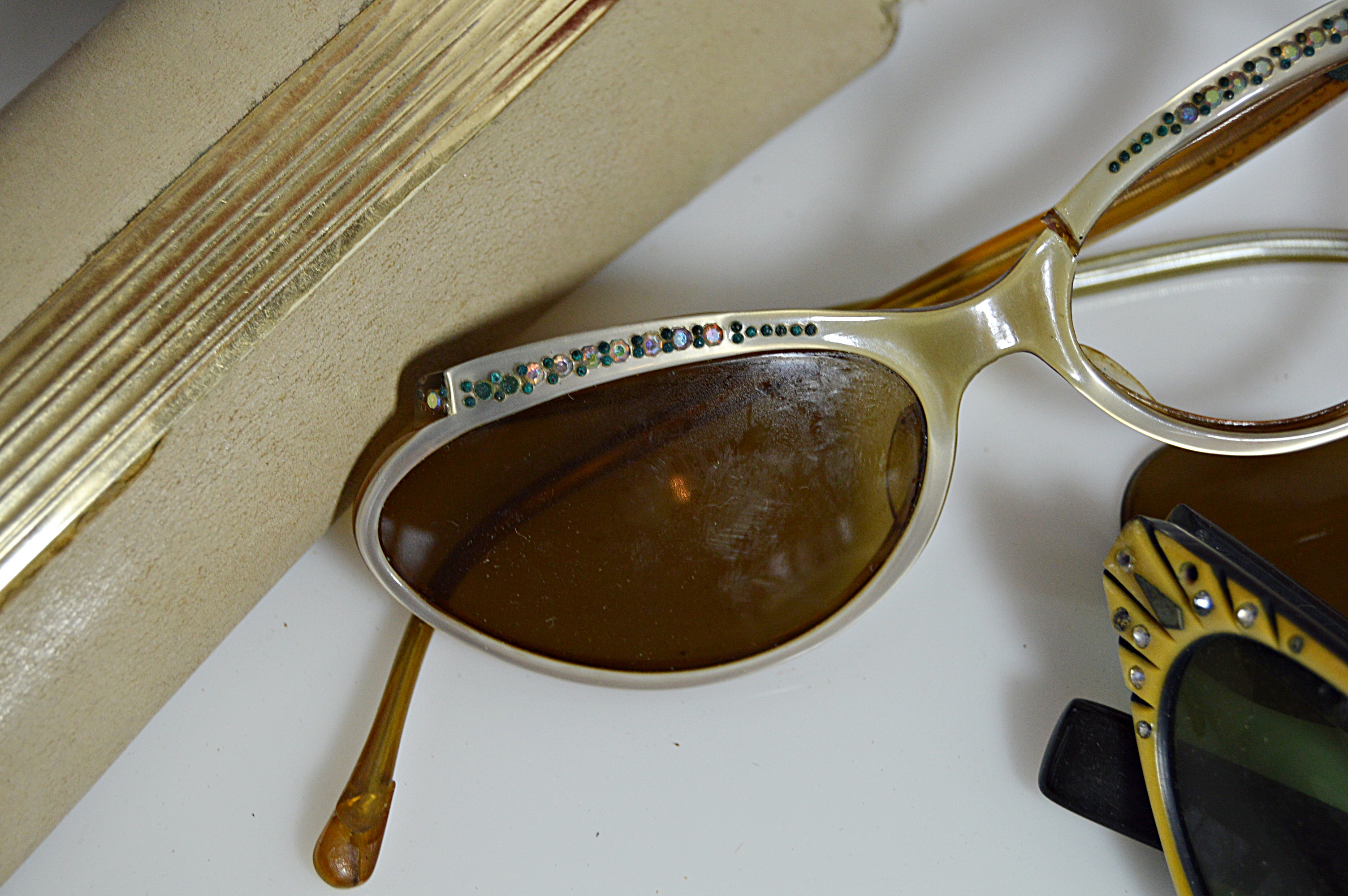 Vintage Cat Eyes Glasses and Sir Rondo's Case