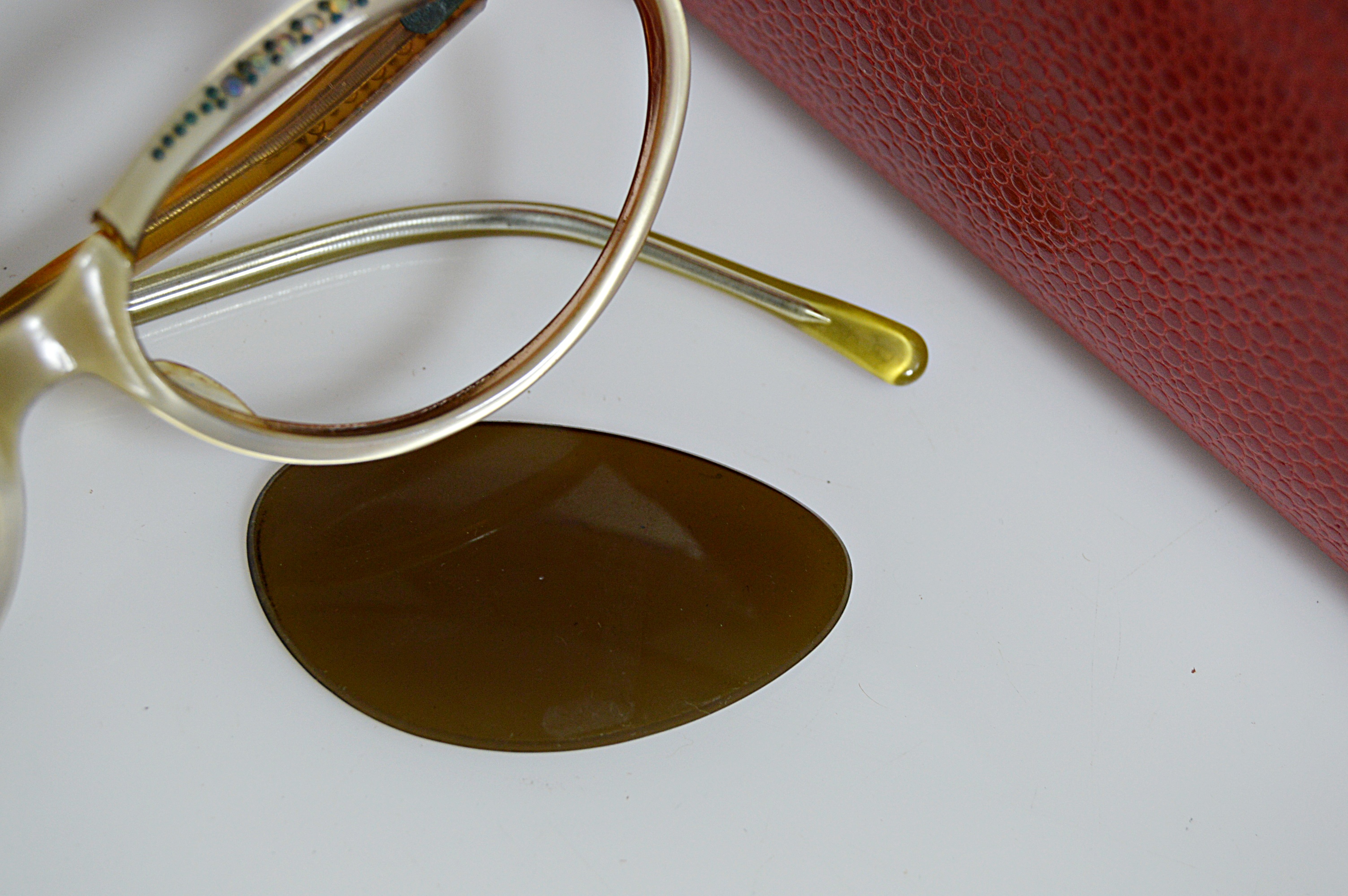 Vintage Cat Eyes Glasses and Sir Rondo's Case