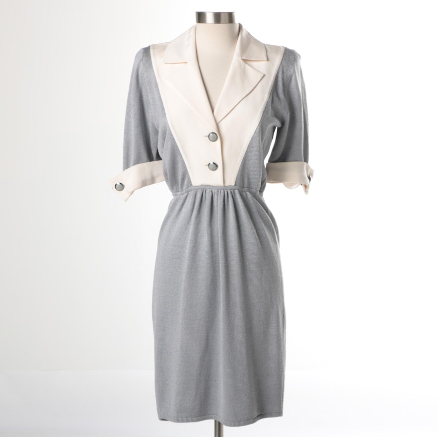 Vintage St. John by Marie Gray Knit Dress