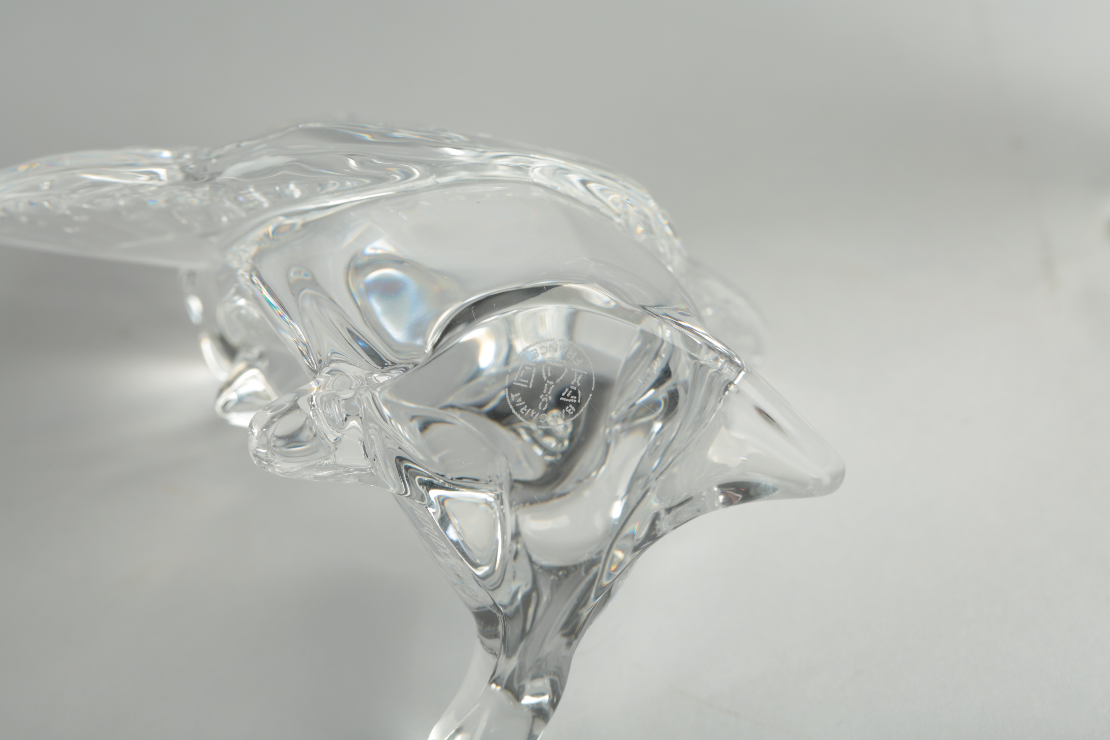 Baccarat Clear Crystal Cherub Figurines