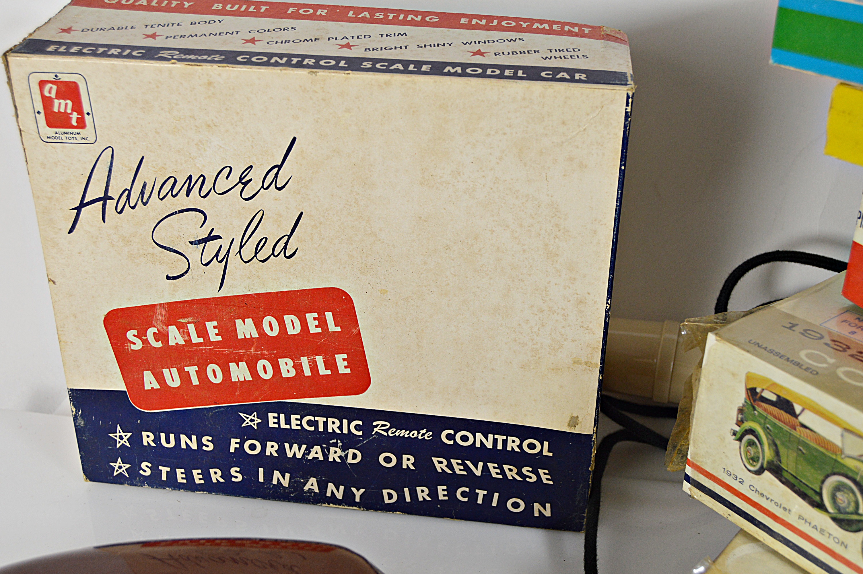 Vintage AMT Remote Control Car, See-Thru Hudson Scale Model Auto and Model Kits