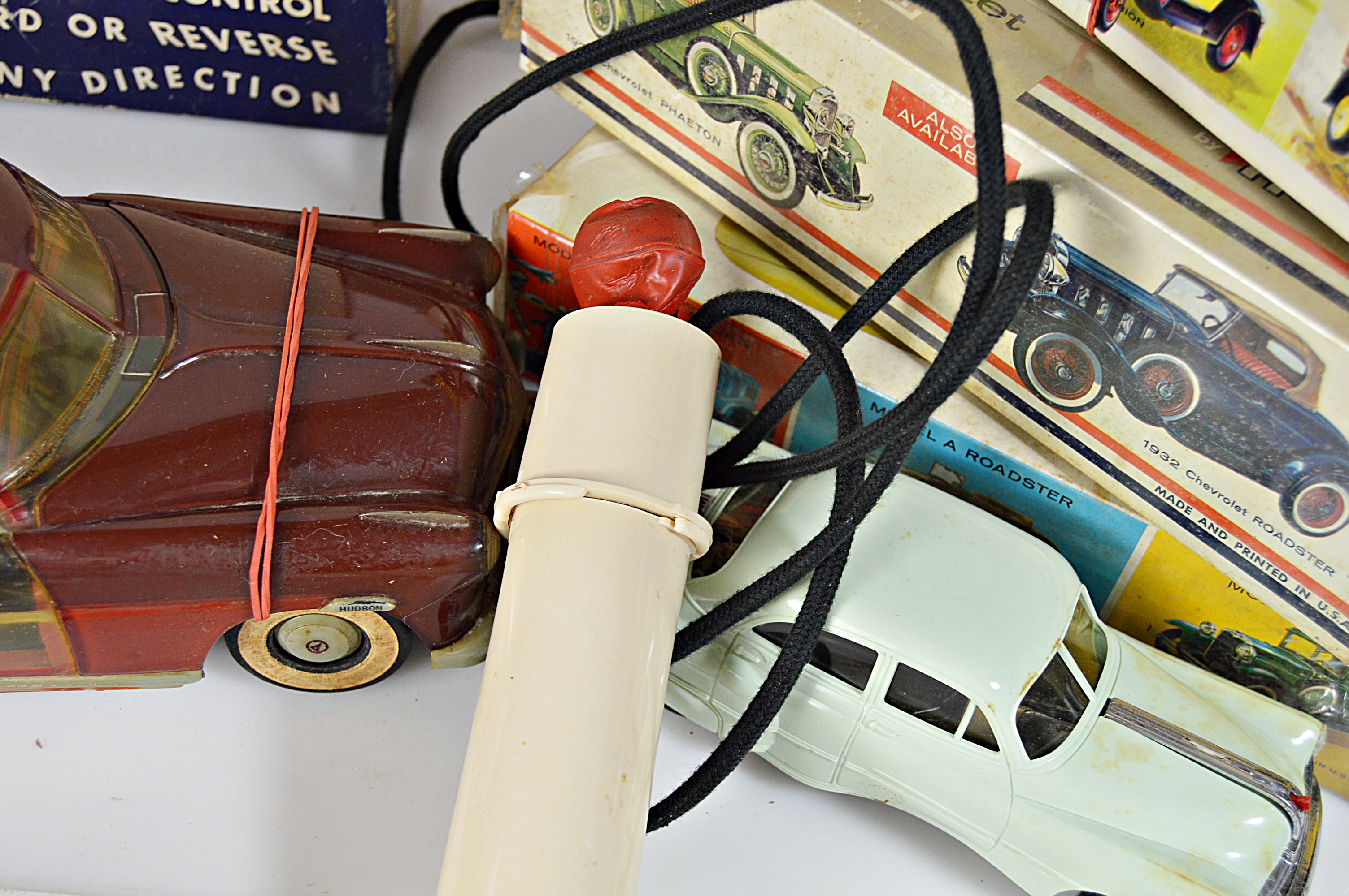 Vintage AMT Remote Control Car, See-Thru Hudson Scale Model Auto and Model Kits