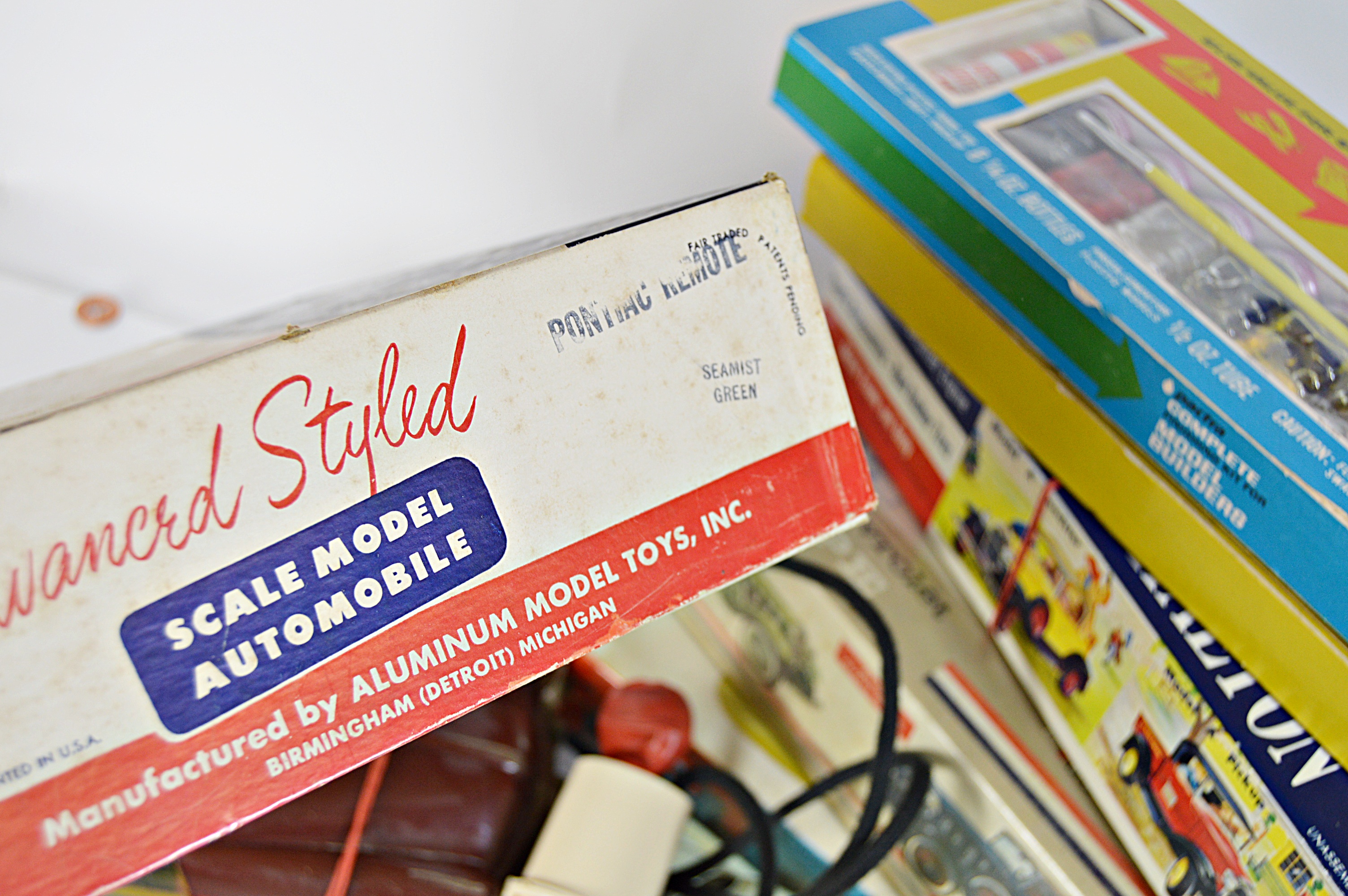 Vintage AMT Remote Control Car, See-Thru Hudson Scale Model Auto and Model Kits