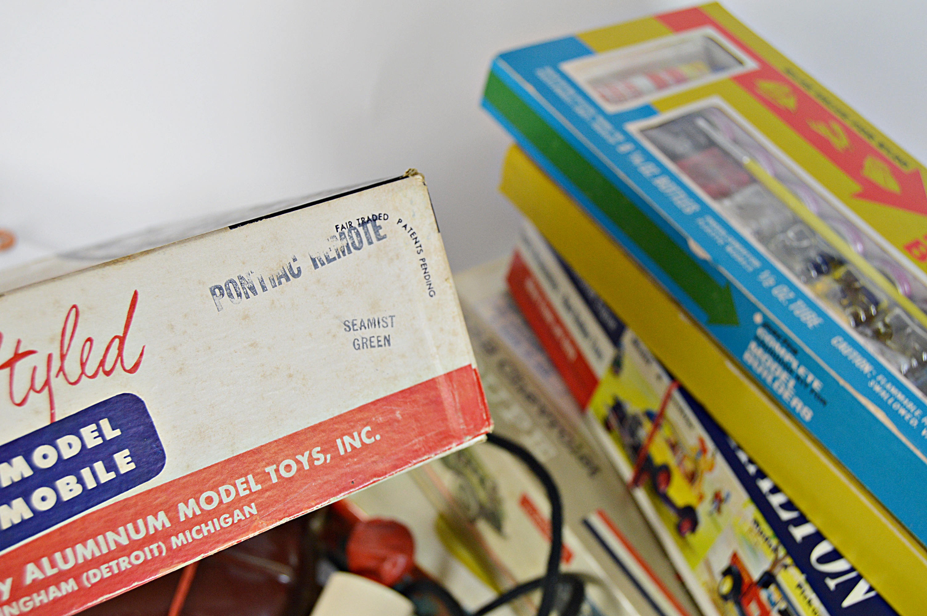 Vintage AMT Remote Control Car, See-Thru Hudson Scale Model Auto and Model Kits