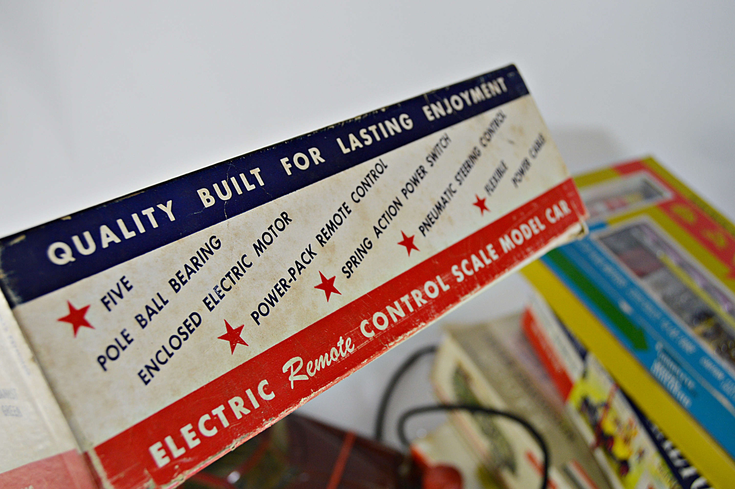 Vintage AMT Remote Control Car, See-Thru Hudson Scale Model Auto and Model Kits