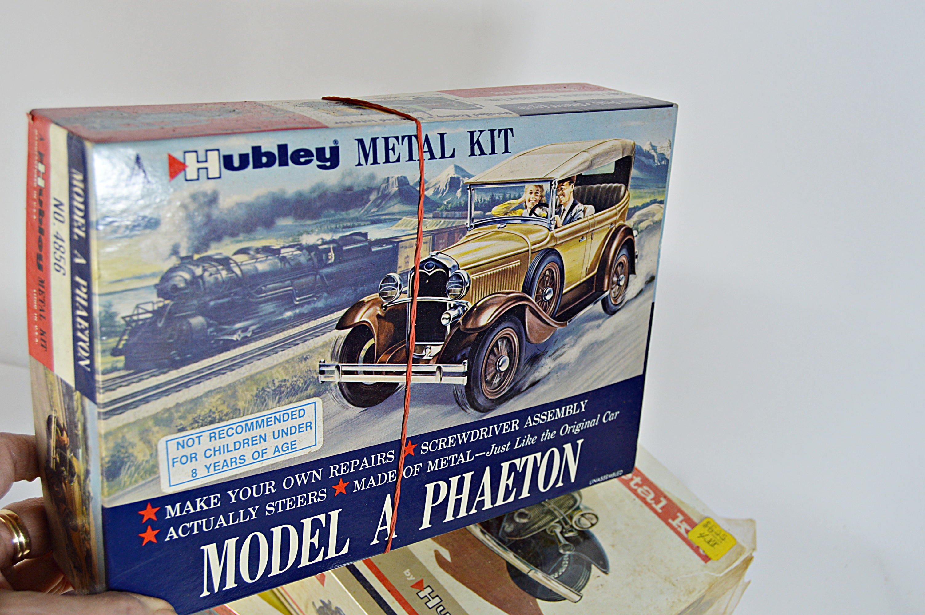 Vintage AMT Remote Control Car, See-Thru Hudson Scale Model Auto and Model Kits