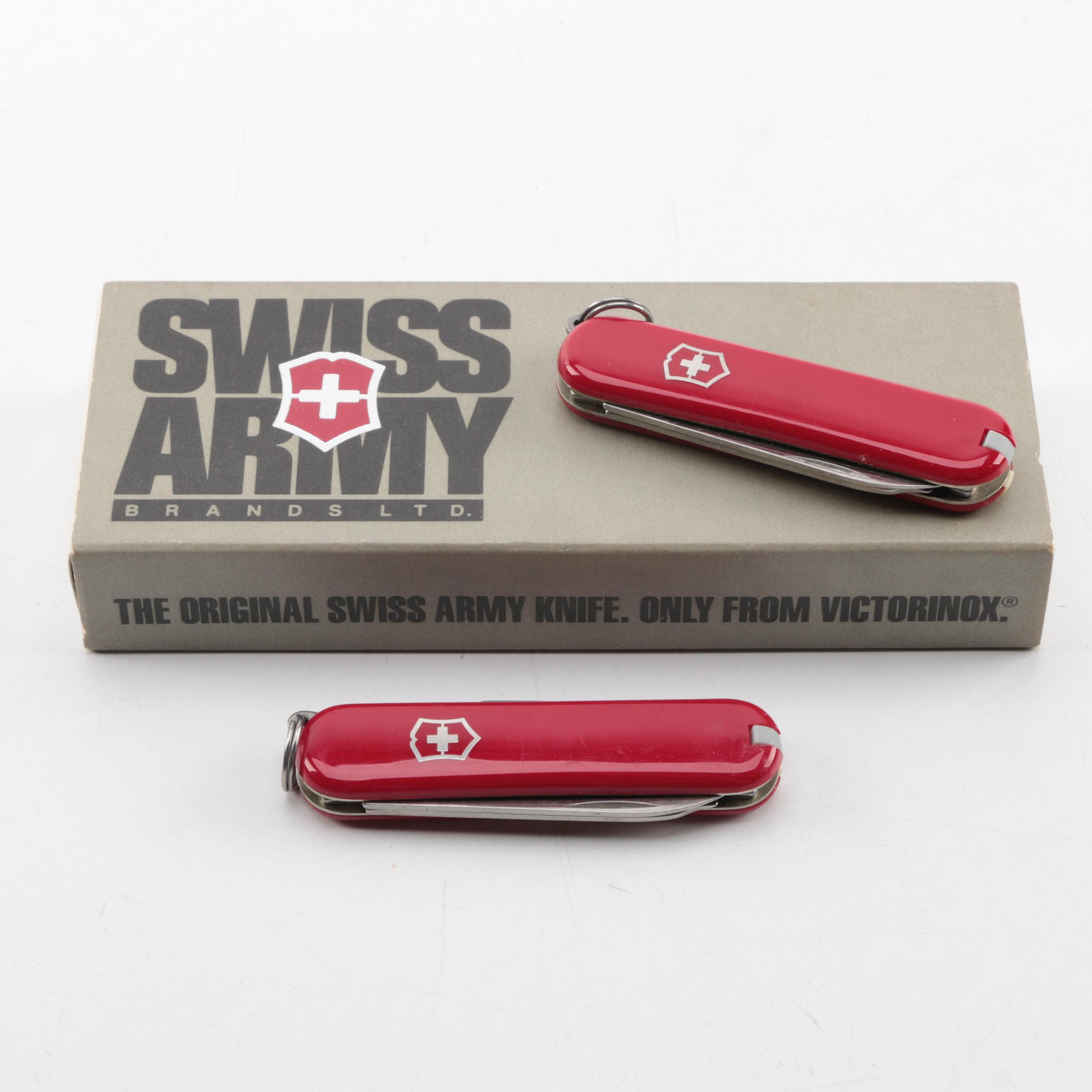 Swiss Army pocket Knife Keyrings