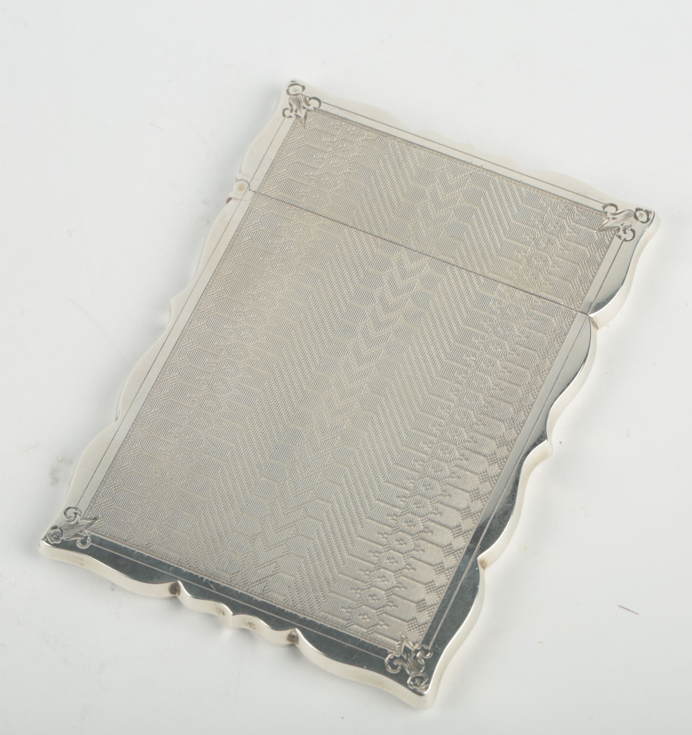 1906 Gorham Sterling Silver Card Holder and Silver Plate Card Holder