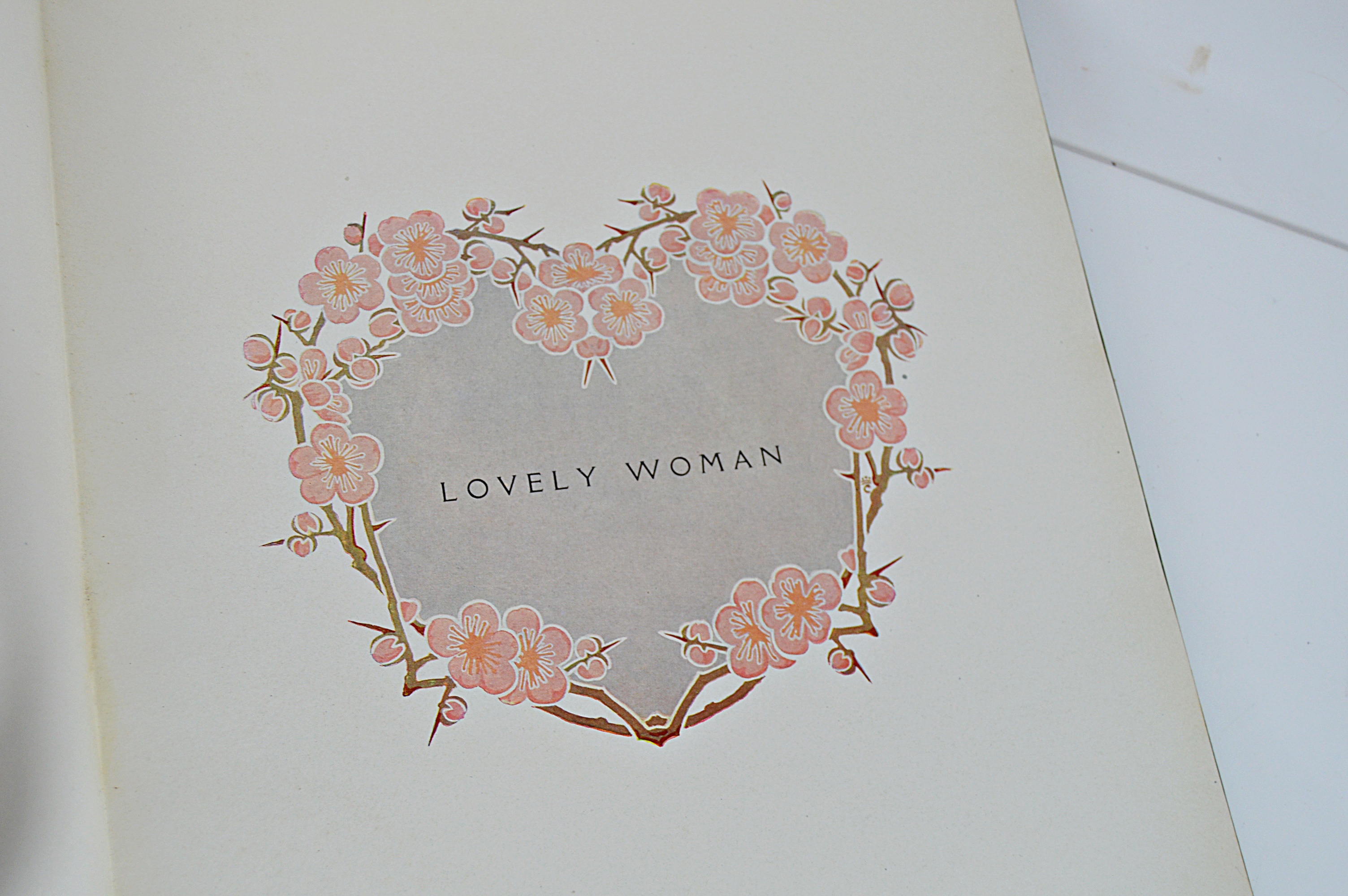 1906 Post Card Album and "Lovely Woman", Plus W.S. Heal Leather Postcards