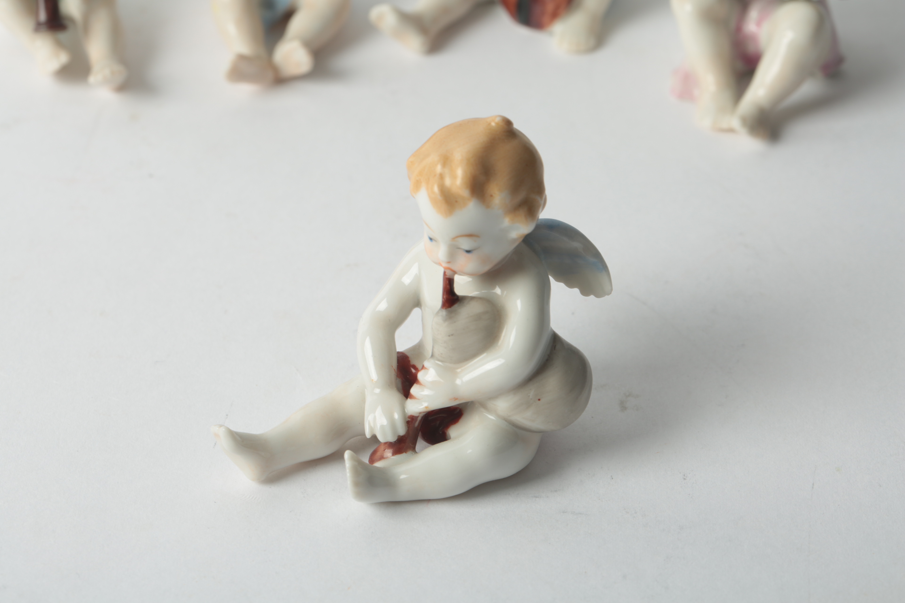 Kister German Porcelain Cherub Figurines