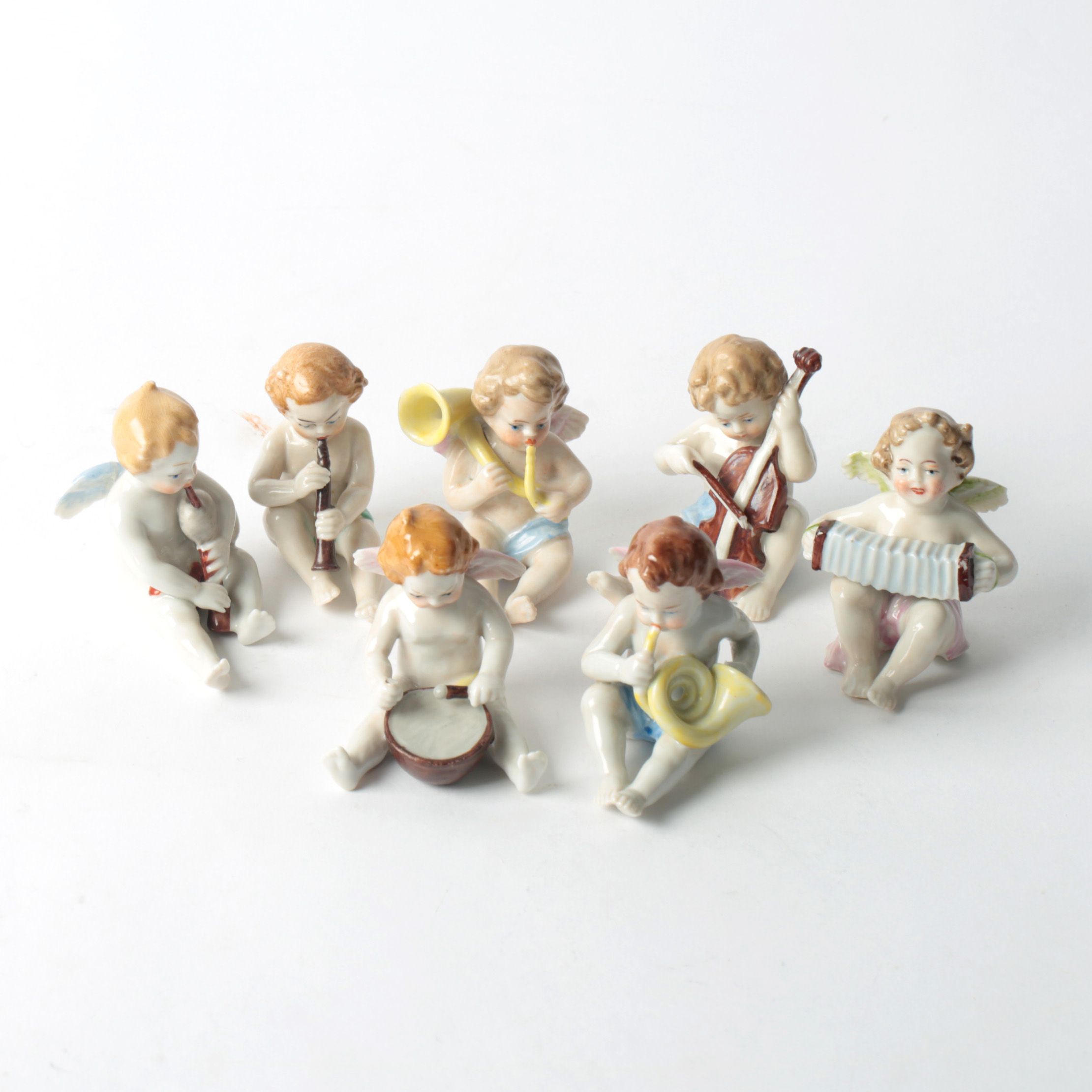 Kister German Porcelain Cherub Figurines