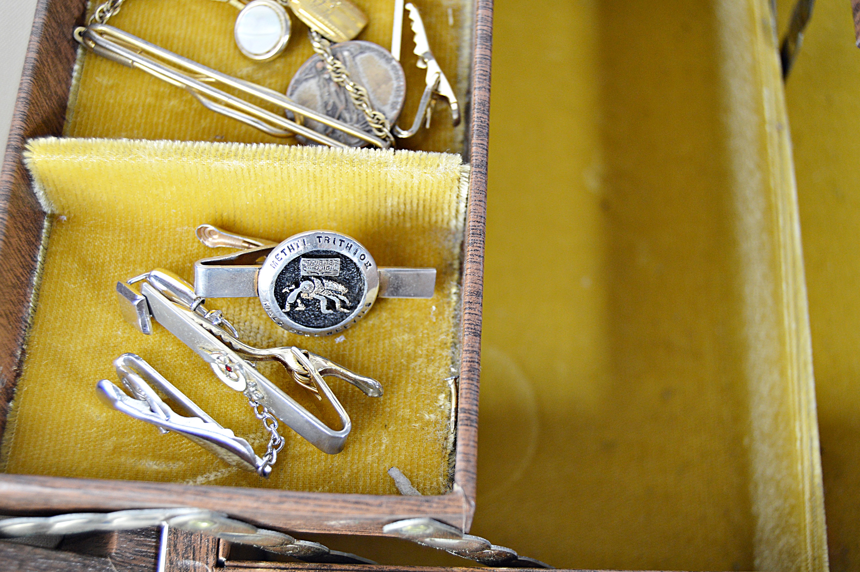 Vinyl Jewelry Box with Advertising, Aviation Pieces