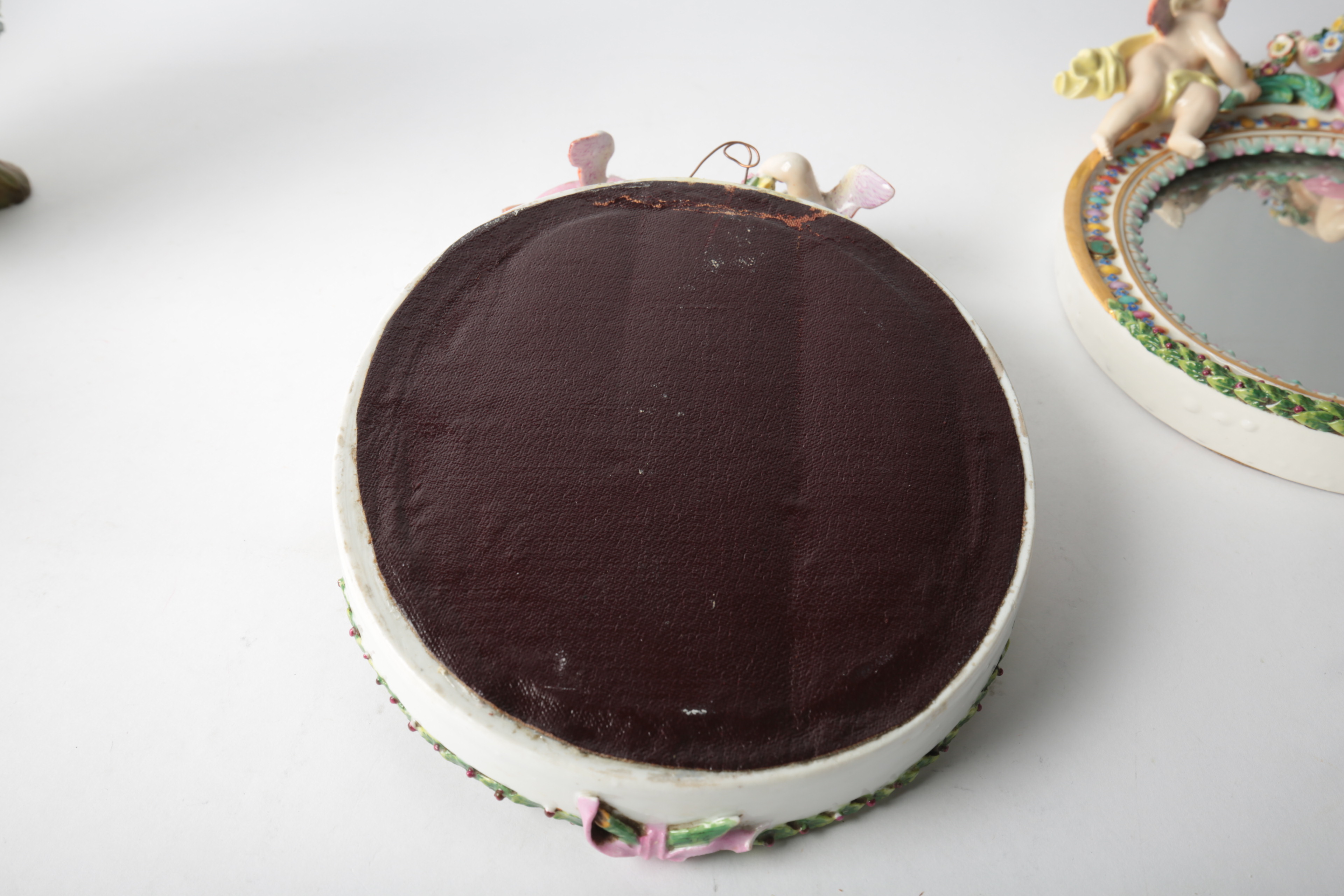 Pair of Porcelain Mirrors with Puti Motif