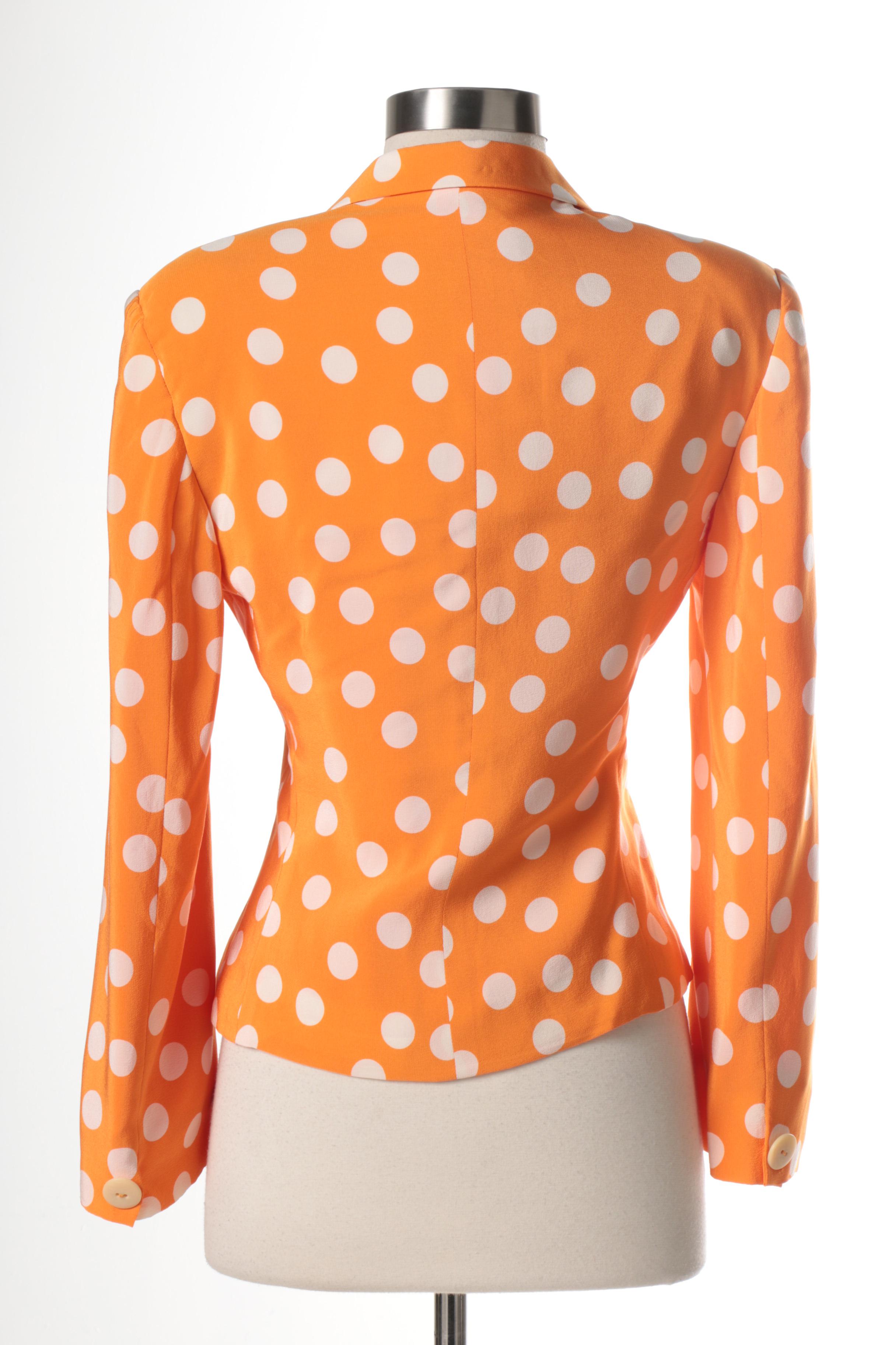 Genny Silk Polka Dot Suit