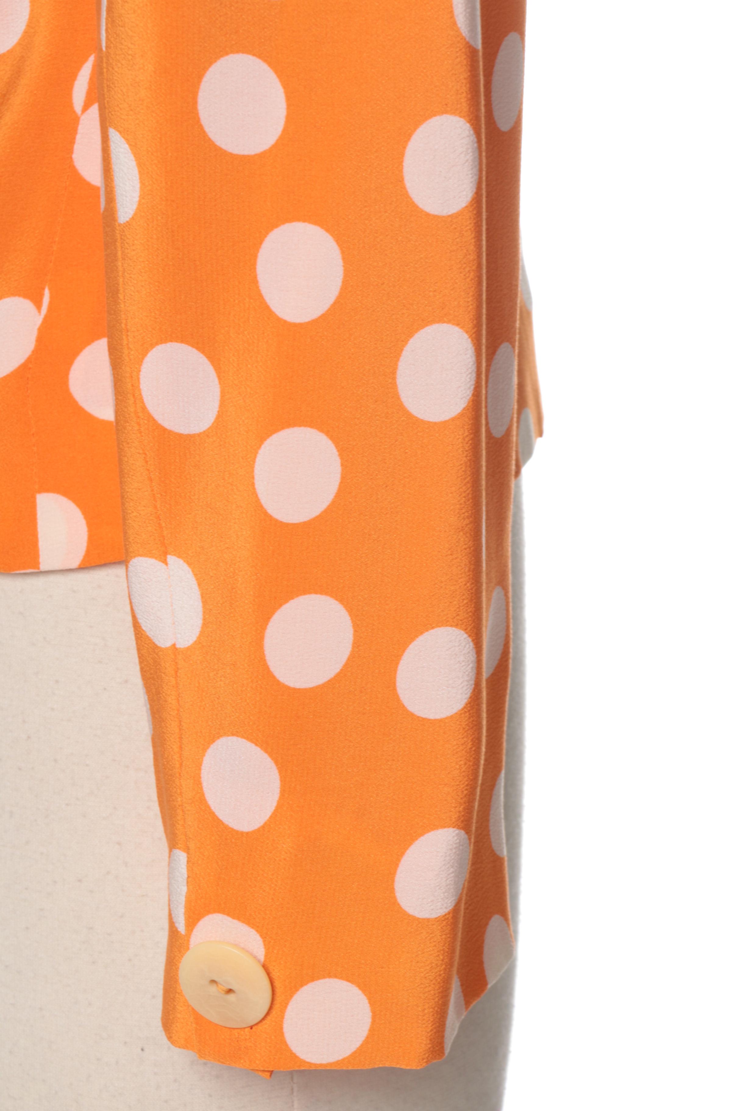 Genny Silk Polka Dot Suit