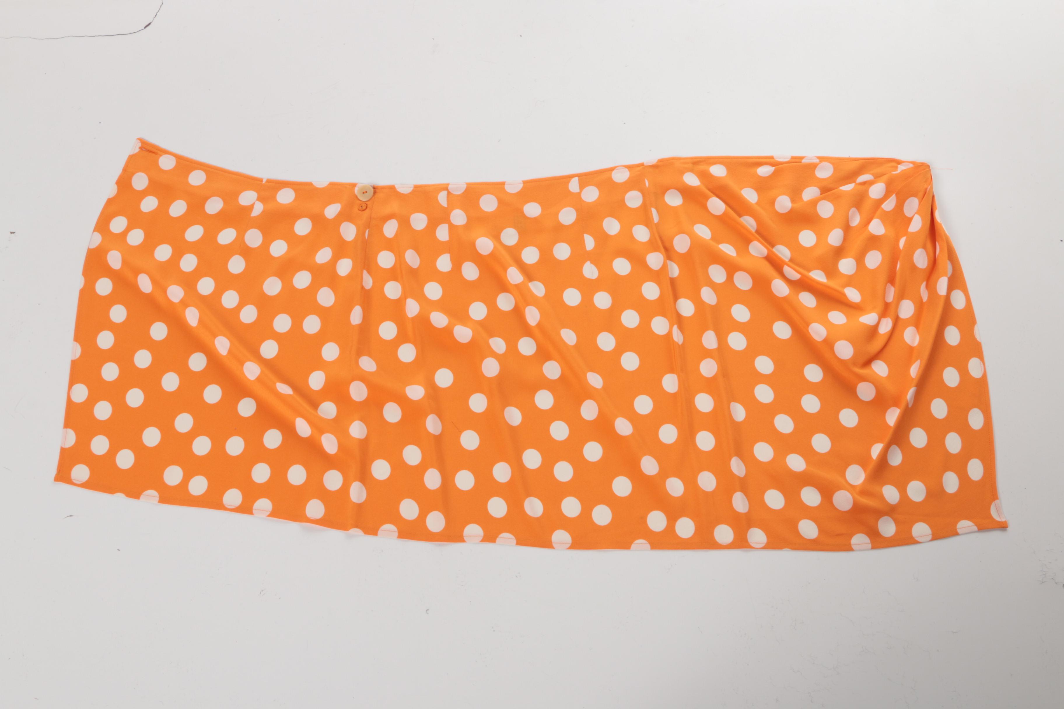Genny Silk Polka Dot Suit