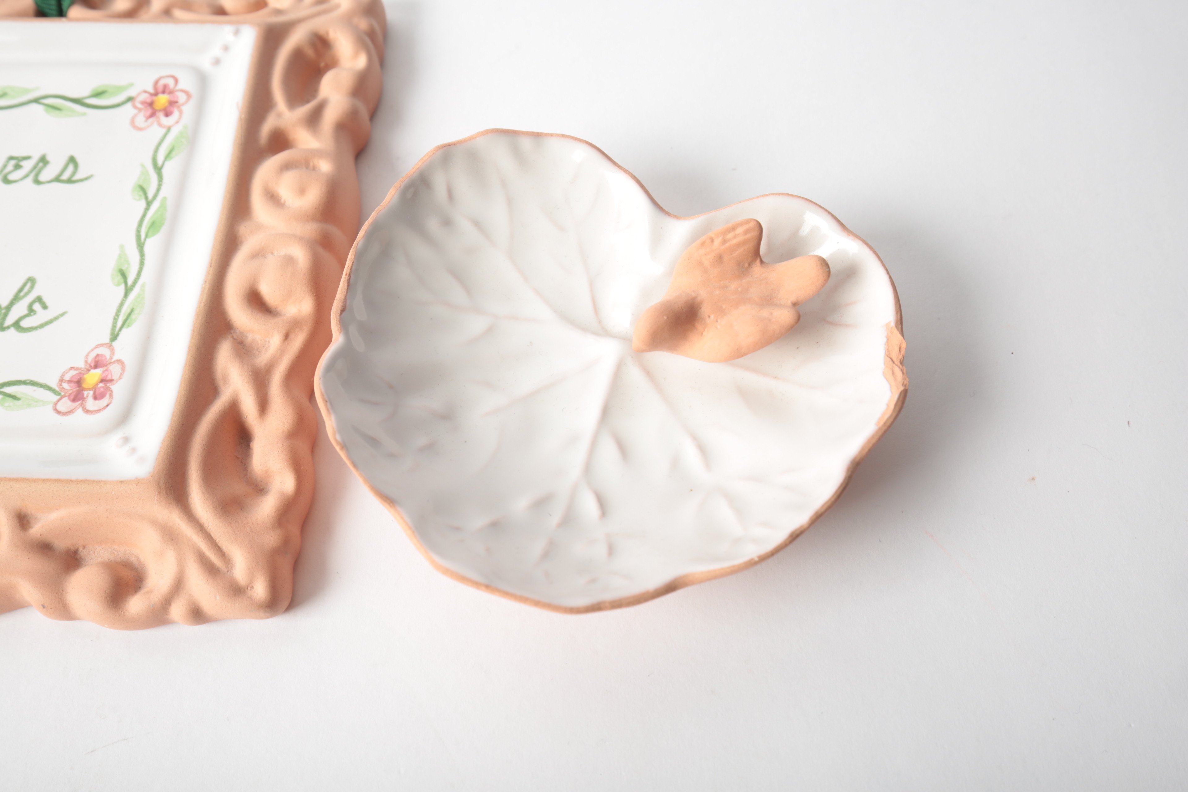 Chanticleer Terracotta Dish and Equestrian Sign