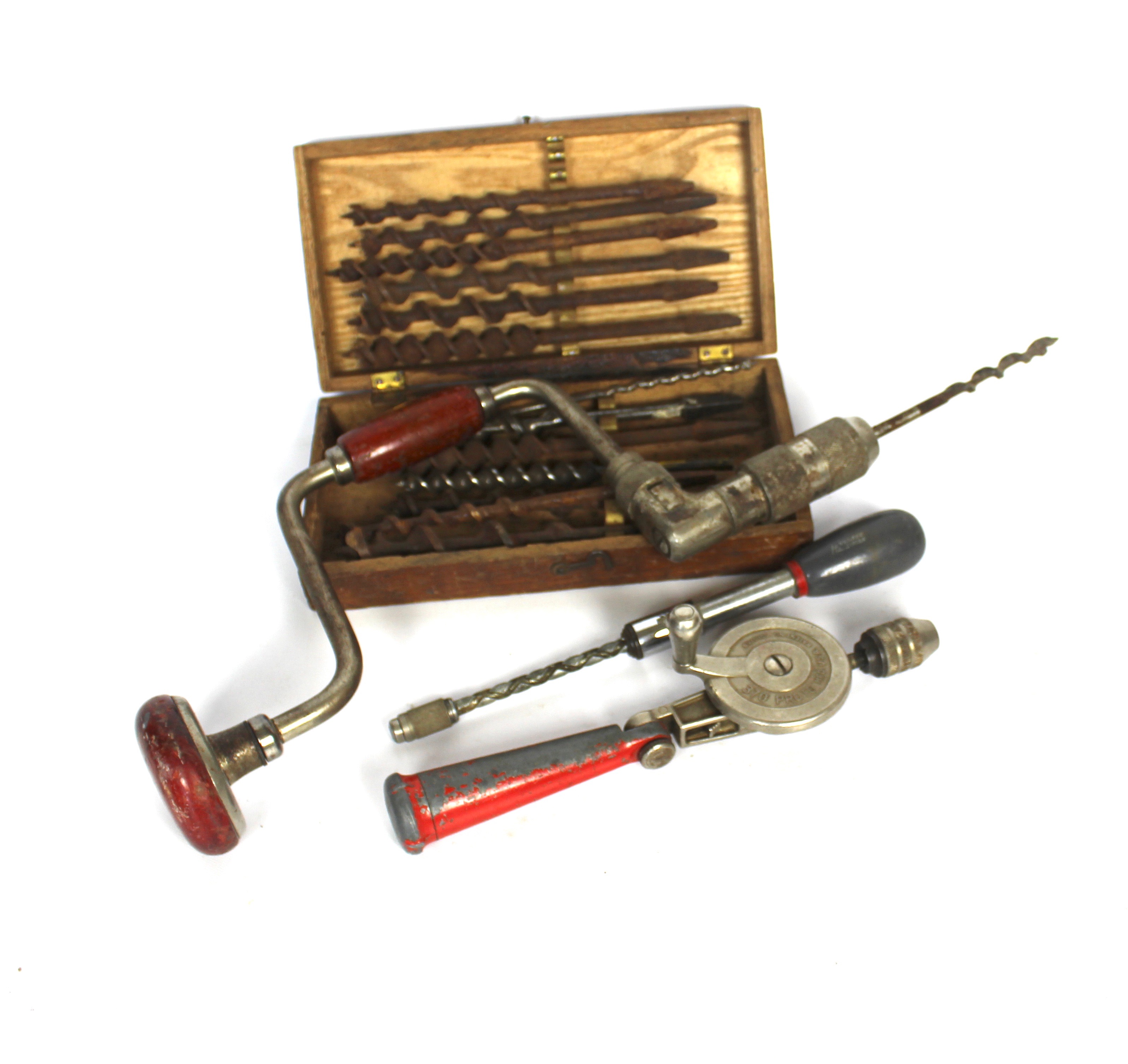 Vintage Tools Including an Arbor Press and Tile Cutter