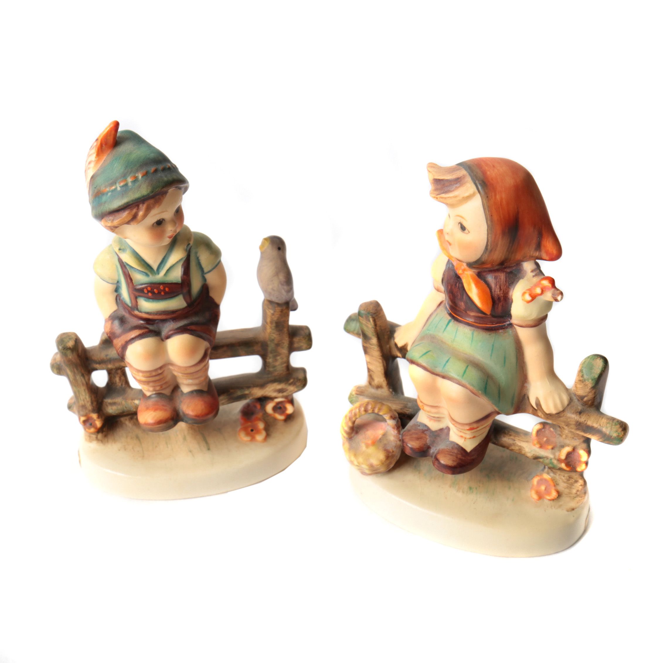 "Wayside Harmony" and "Just Resting" Figurines by Hummel