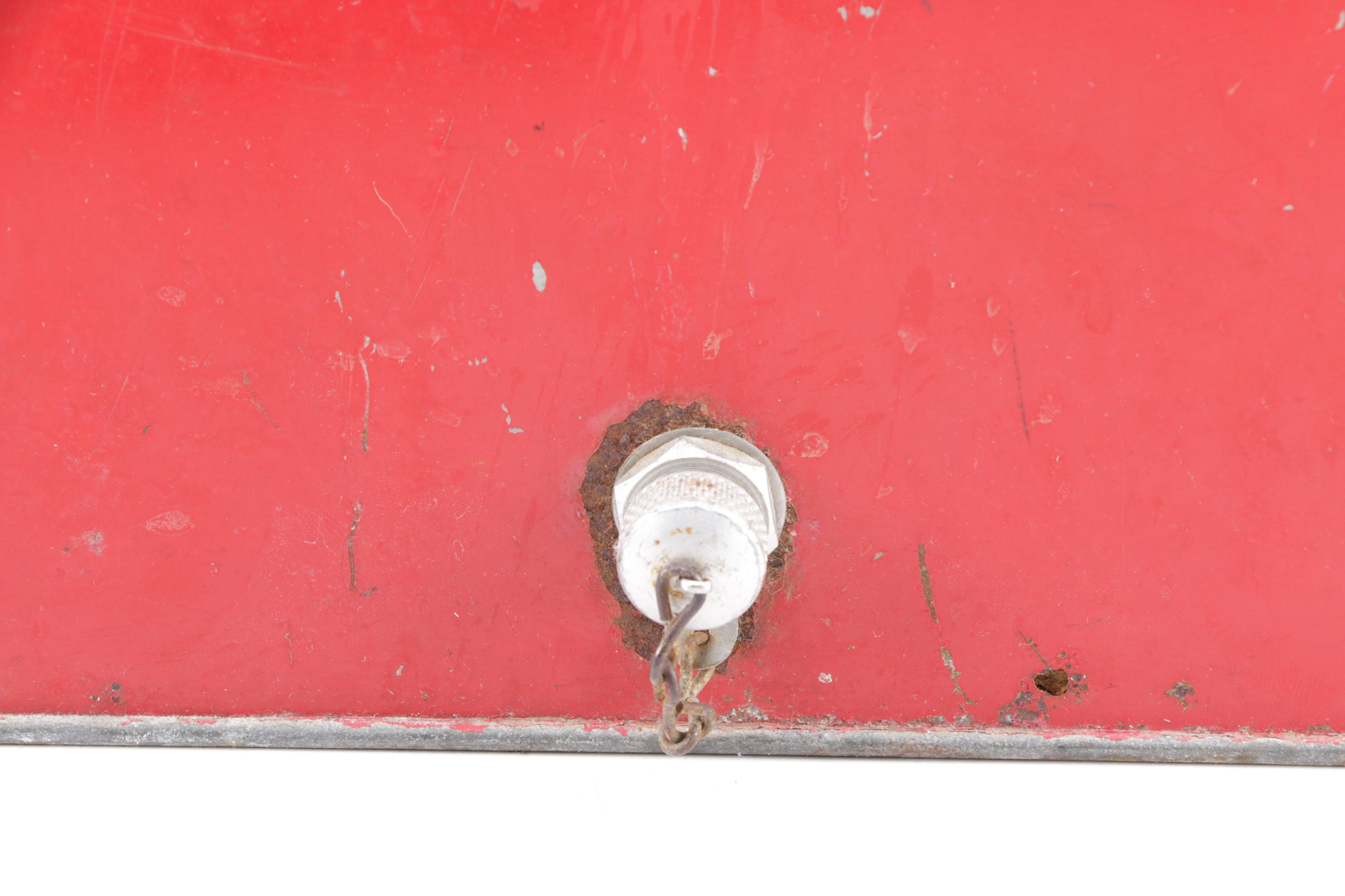 Vintage Red "Pleasure Chest" Cooler