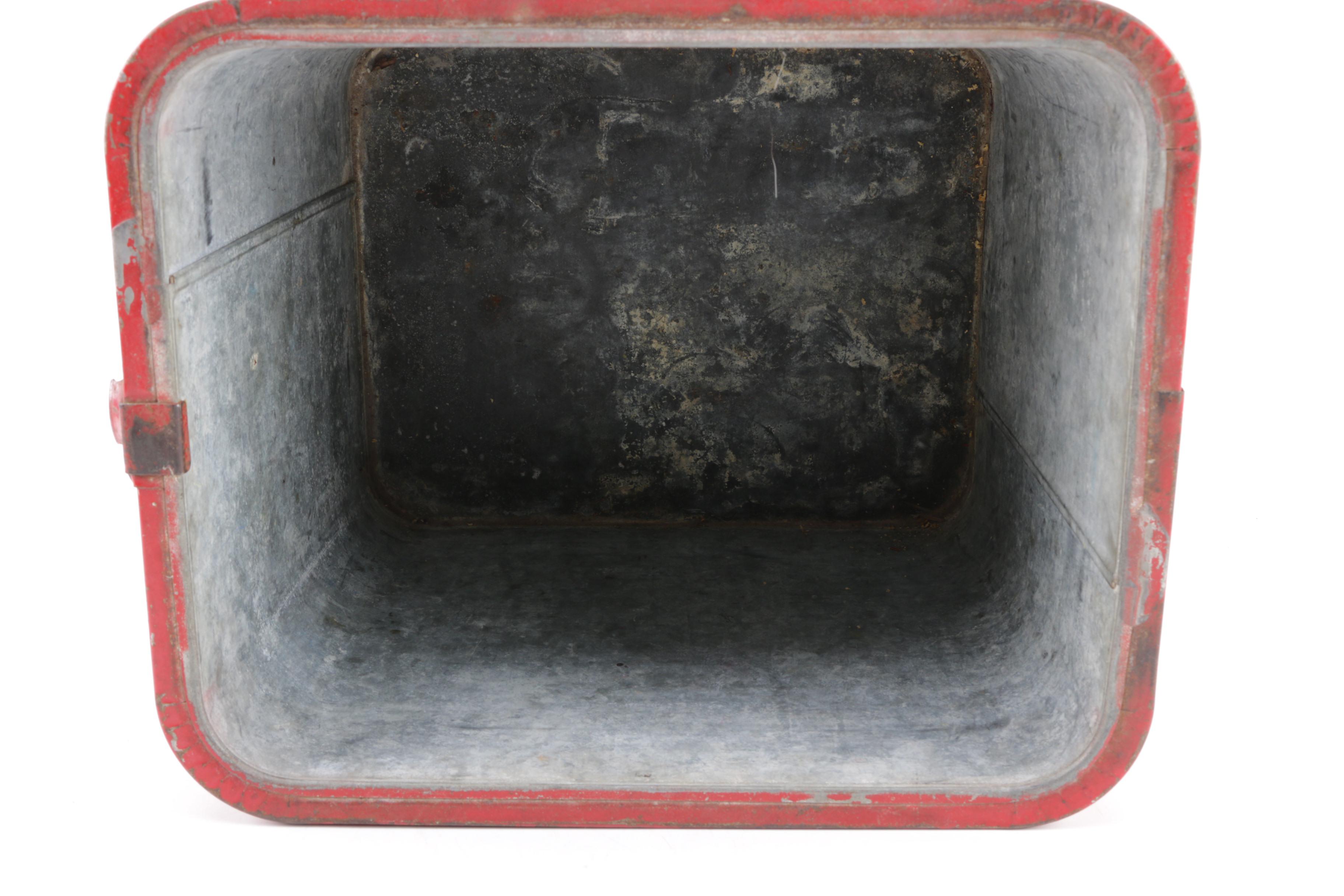 Vintage Red "Pleasure Chest" Cooler