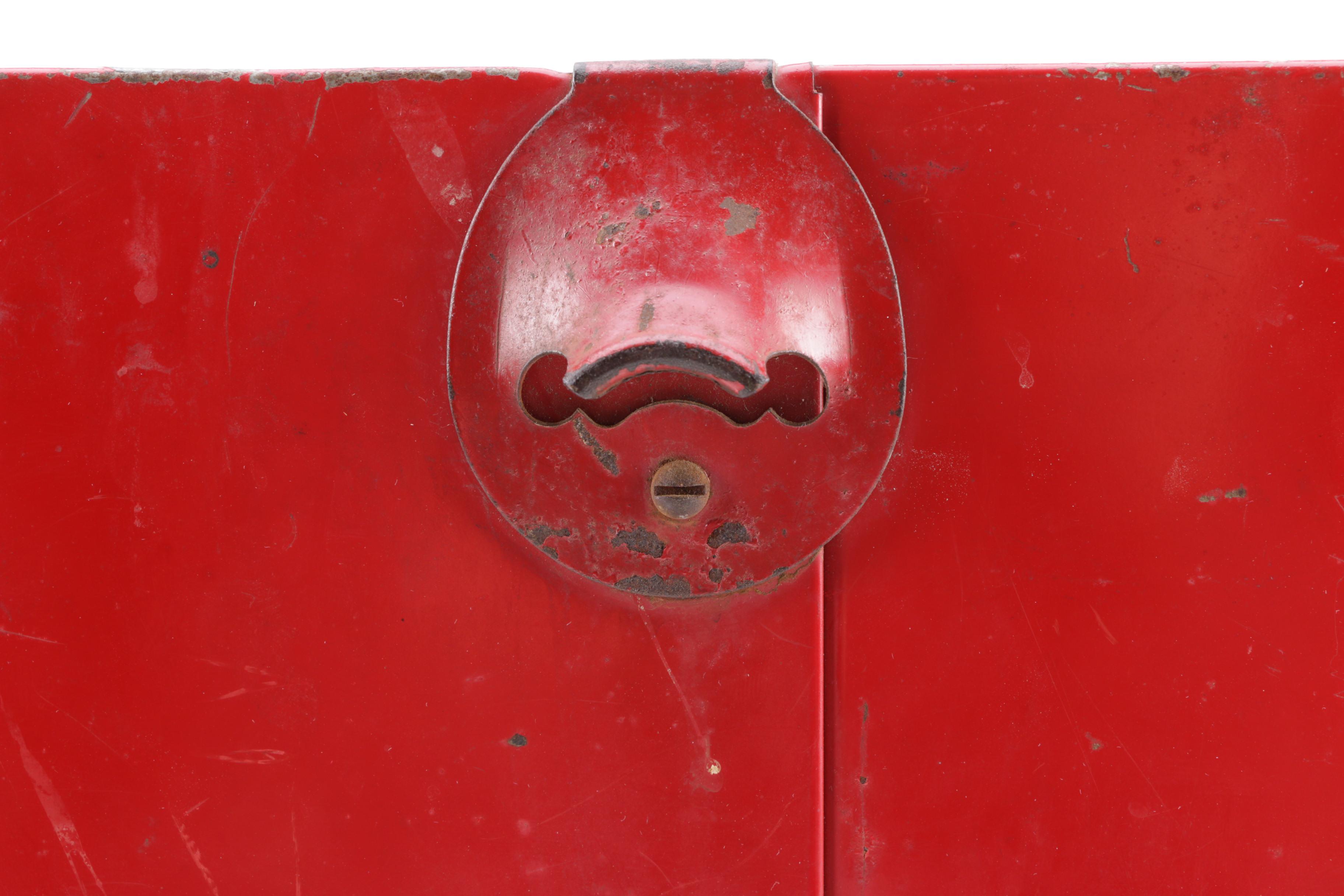 Vintage Red "Pleasure Chest" Cooler